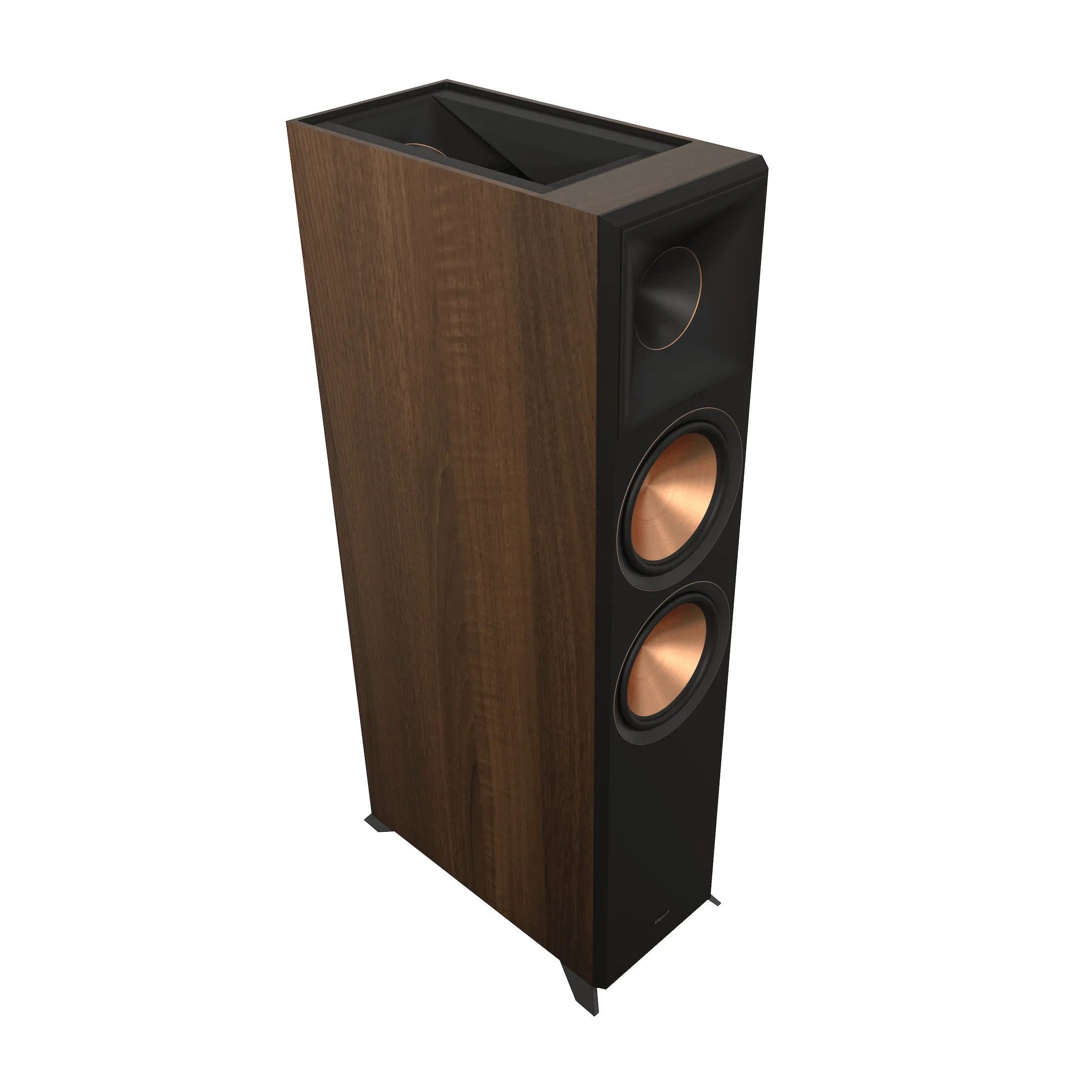 Klipsch RP-8060FA II Standlautsprecher Walnuss (1 Stück) Stand-Lautsprecher