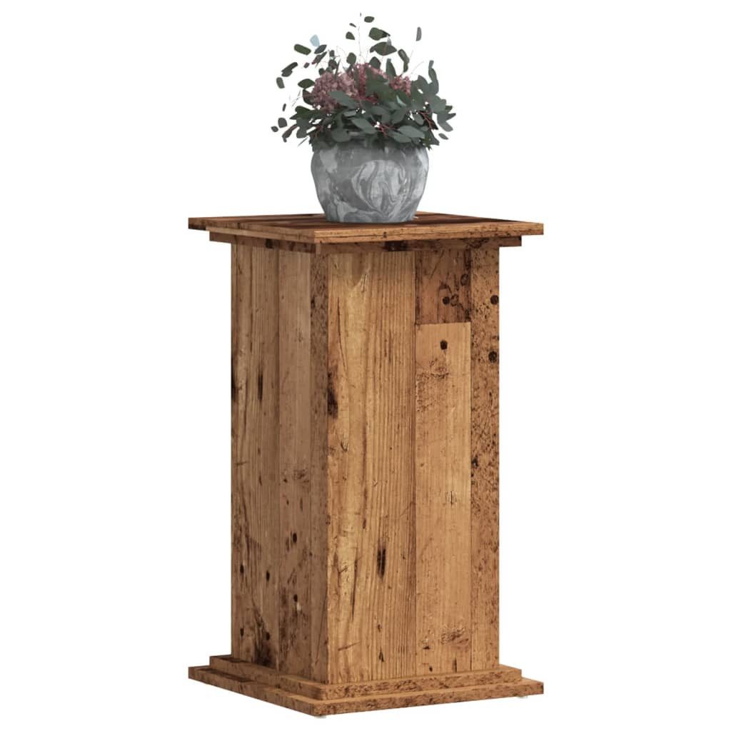 vidaXL Blumenständer Pflanzenständer Altholz-Optik 33x33x60 cm günstig online kaufen