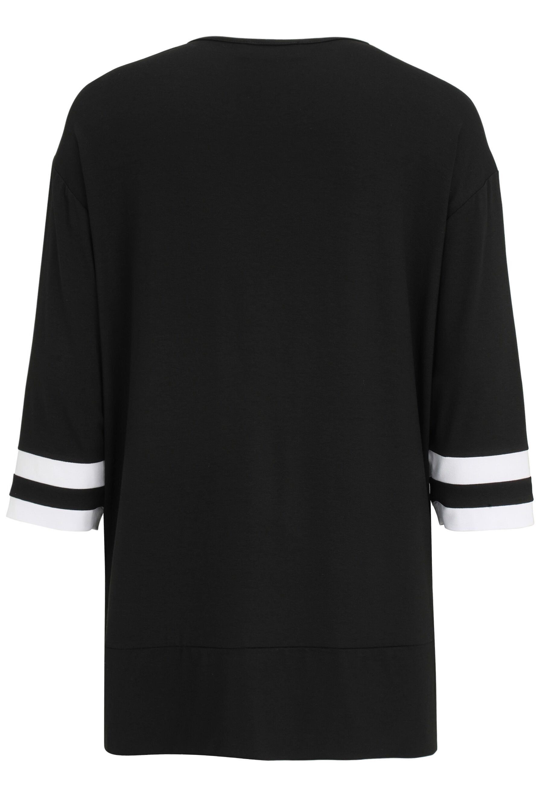 Doris Streich Longshirt (1-tlg) mit Kontrasteinsatz