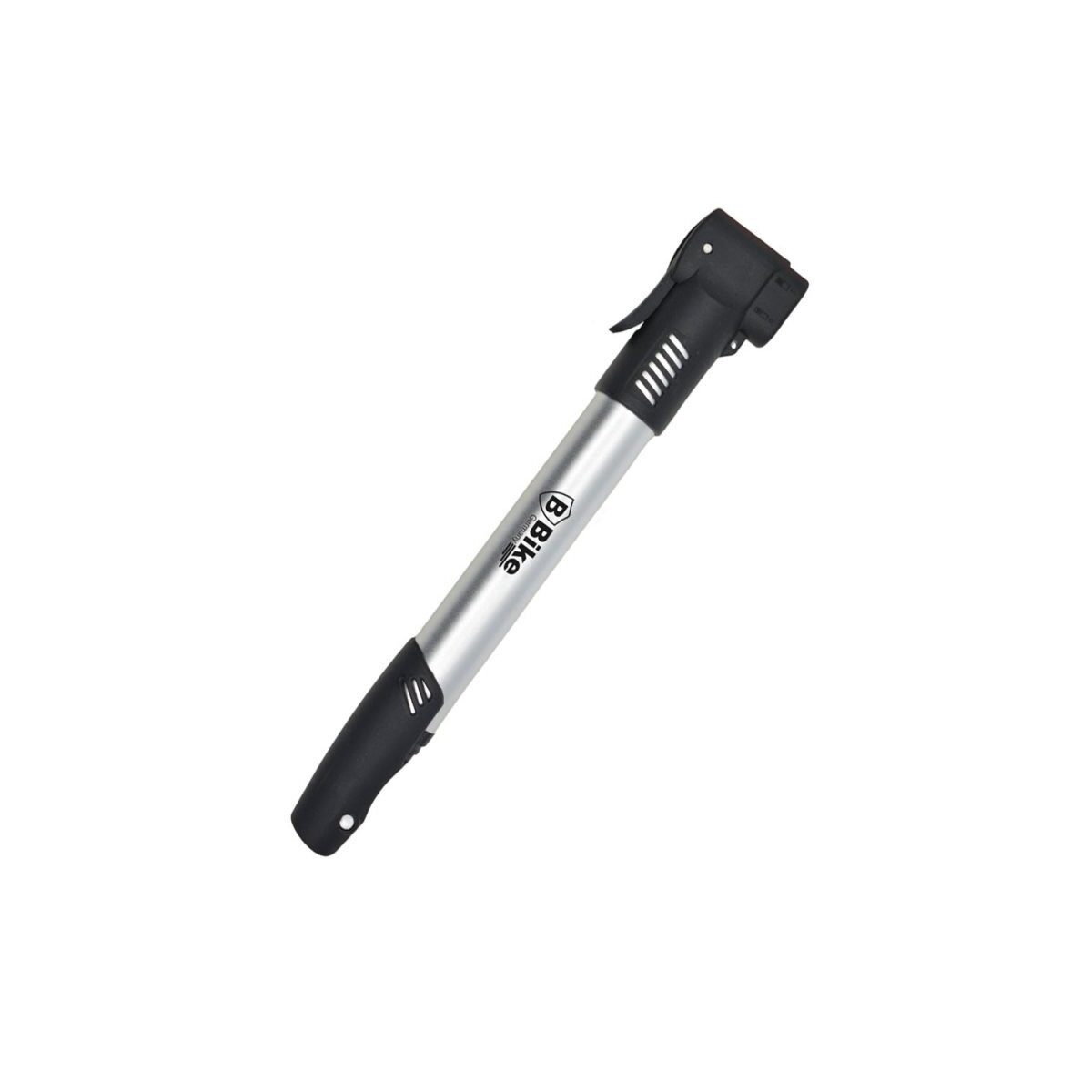 B-Bike Fahrradpumpe 36339 (1-tlg), Kompakte Aluminium Luftpumpe mit Fahrradhalterung