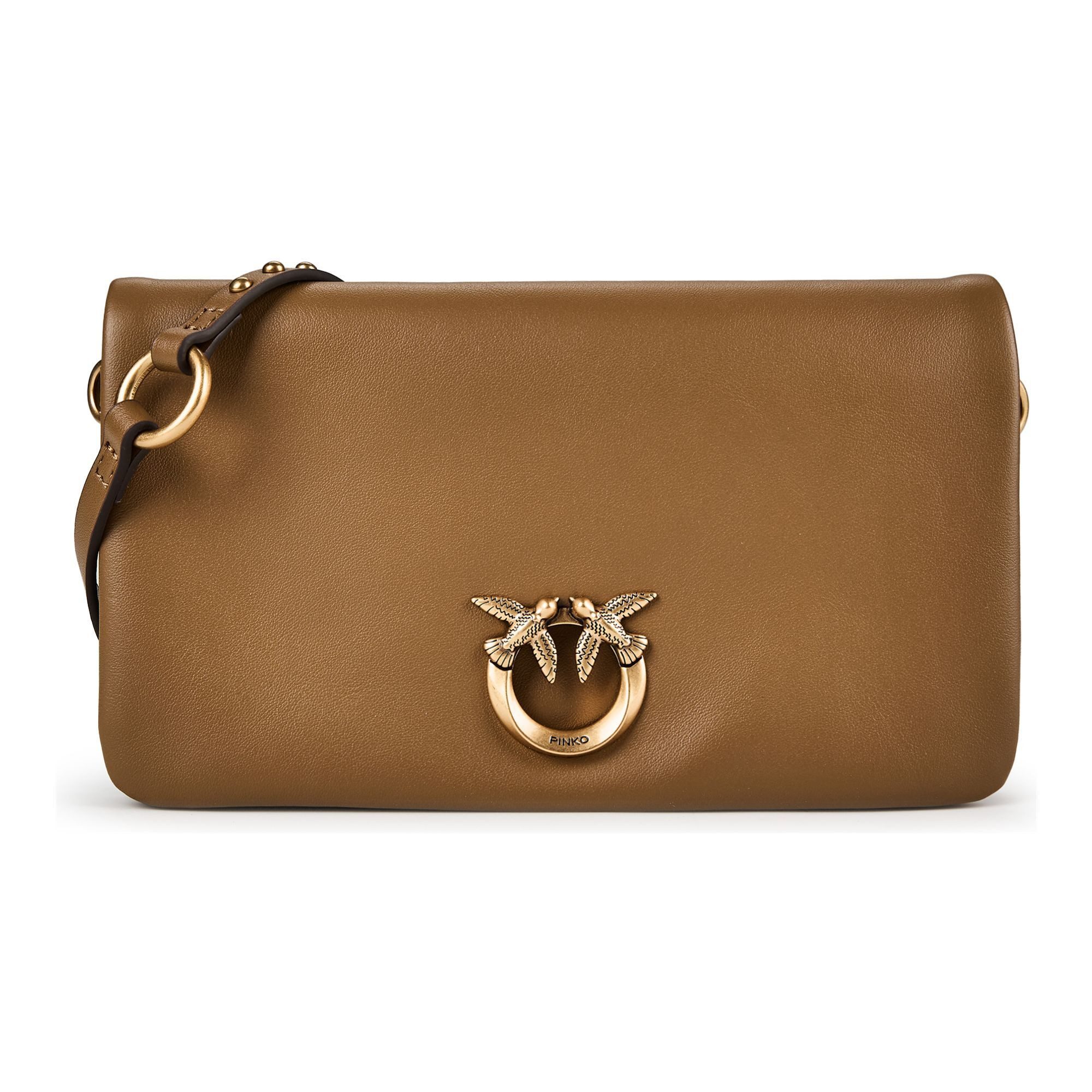 PINKO Clutch Love Soft, Leder
