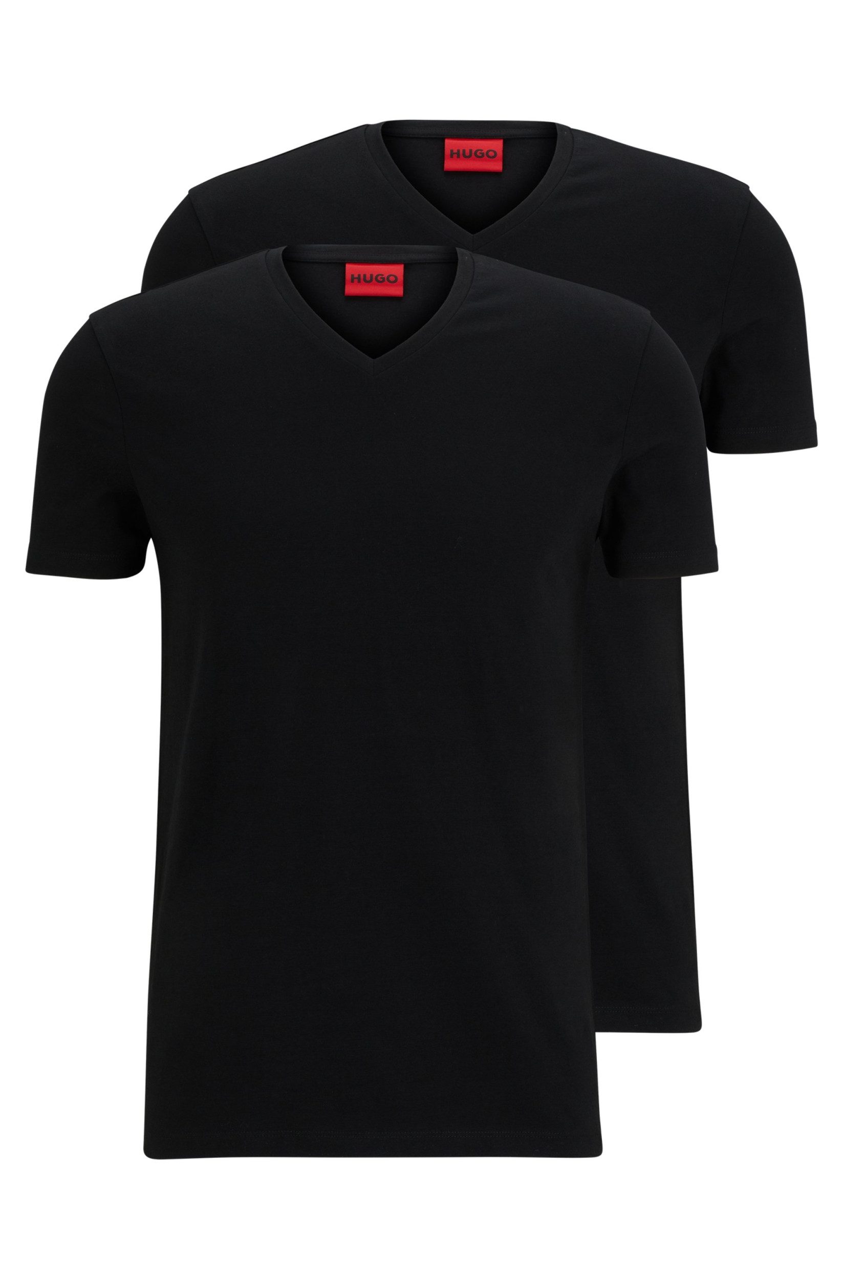 HUGO T-Shirt Zweier-Pack T-Shirts mit V-Ausschnitt günstig online kaufen