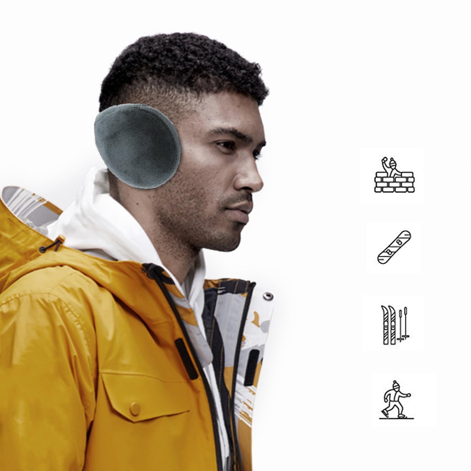 FOUORTUNATE-BEE Ohrenmütze 2er-Set Unisex-Ohrenschützer aus Fleece – Winter günstig online kaufen