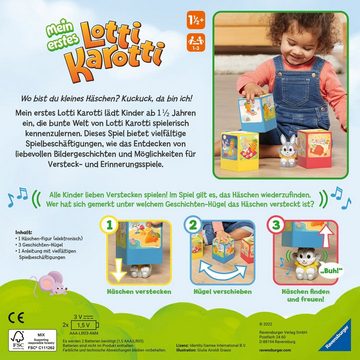 Ravensburger Spiel, Kleinkinderspiel Mein erstes Lotti Karotti, Made in Europe, FSC® - schützt Wald - weltweit