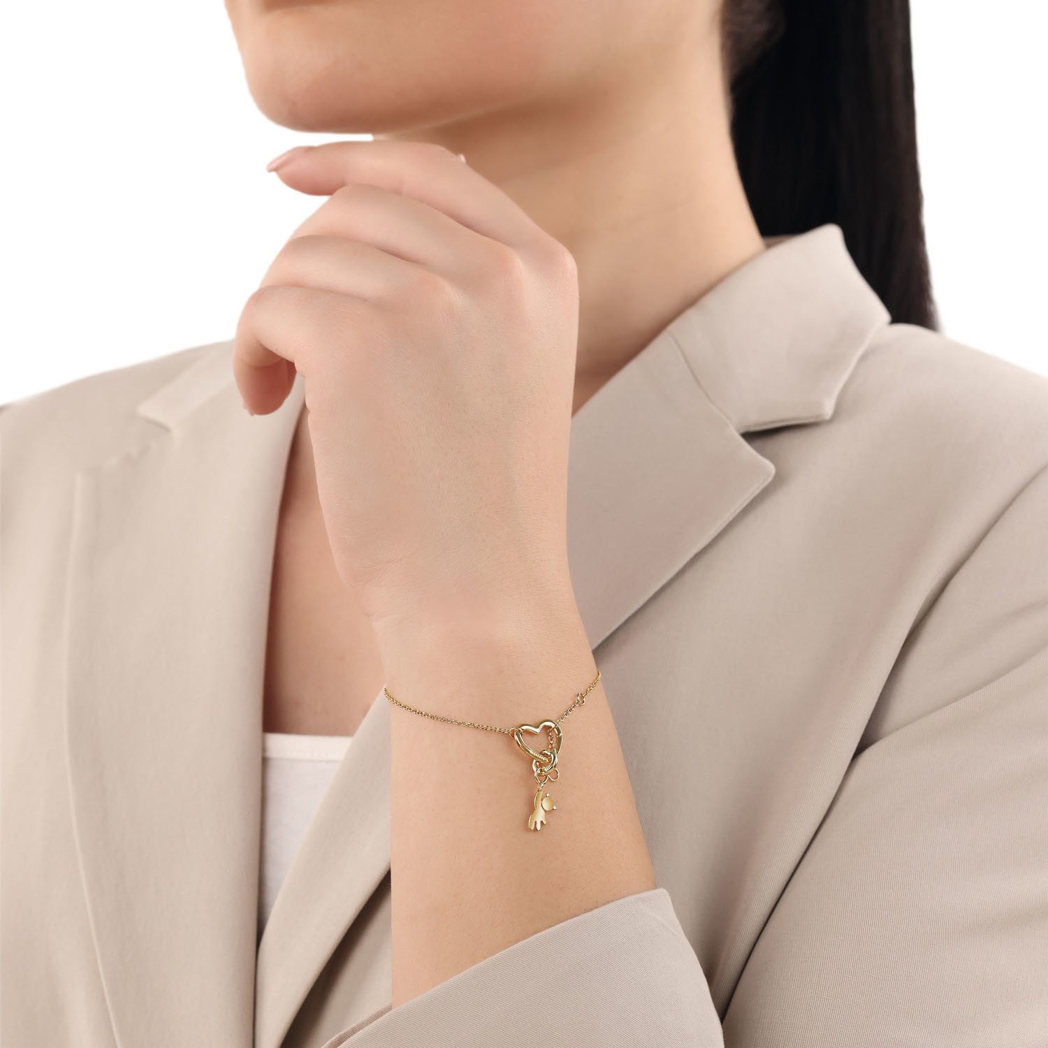 Amor Charm-Armband Herz