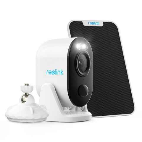 Reolink Argus 3 Pro+SP 4MP Akku- oder solarbetrieben WLAN IP Überwachungskamera (Außenbereich, Personen- und Autoerkennung, Spotlight)