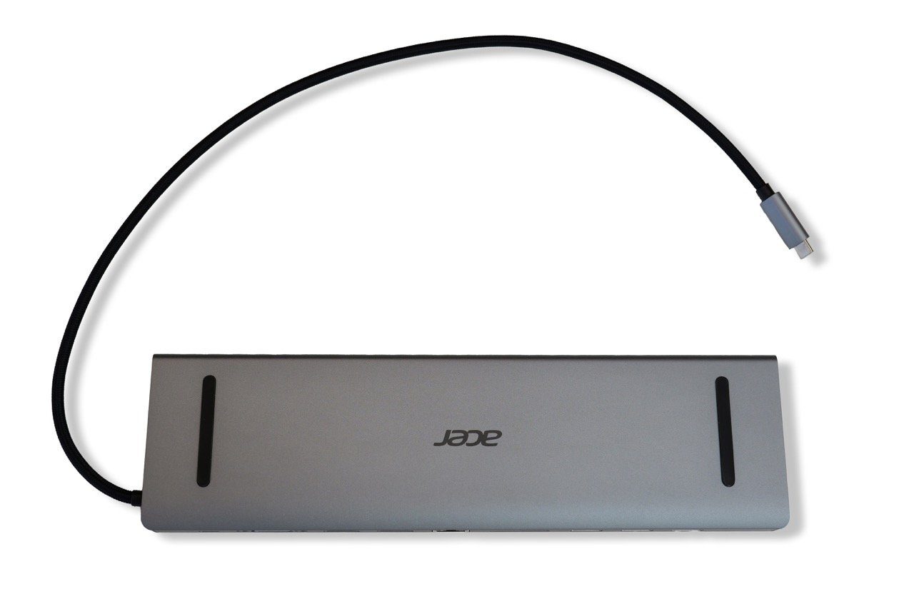 Acer Laptop-Dockingstation Acer ACG-DCK-C-1 Kabelgebunden USB 3.2 Gen 1 (3.1 Gen 1) Type-C Grau
