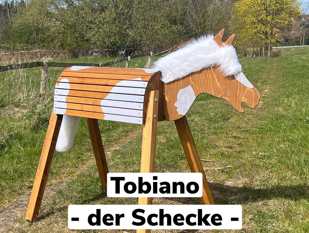 Dein Holzpferd Holzpferd Tobiano