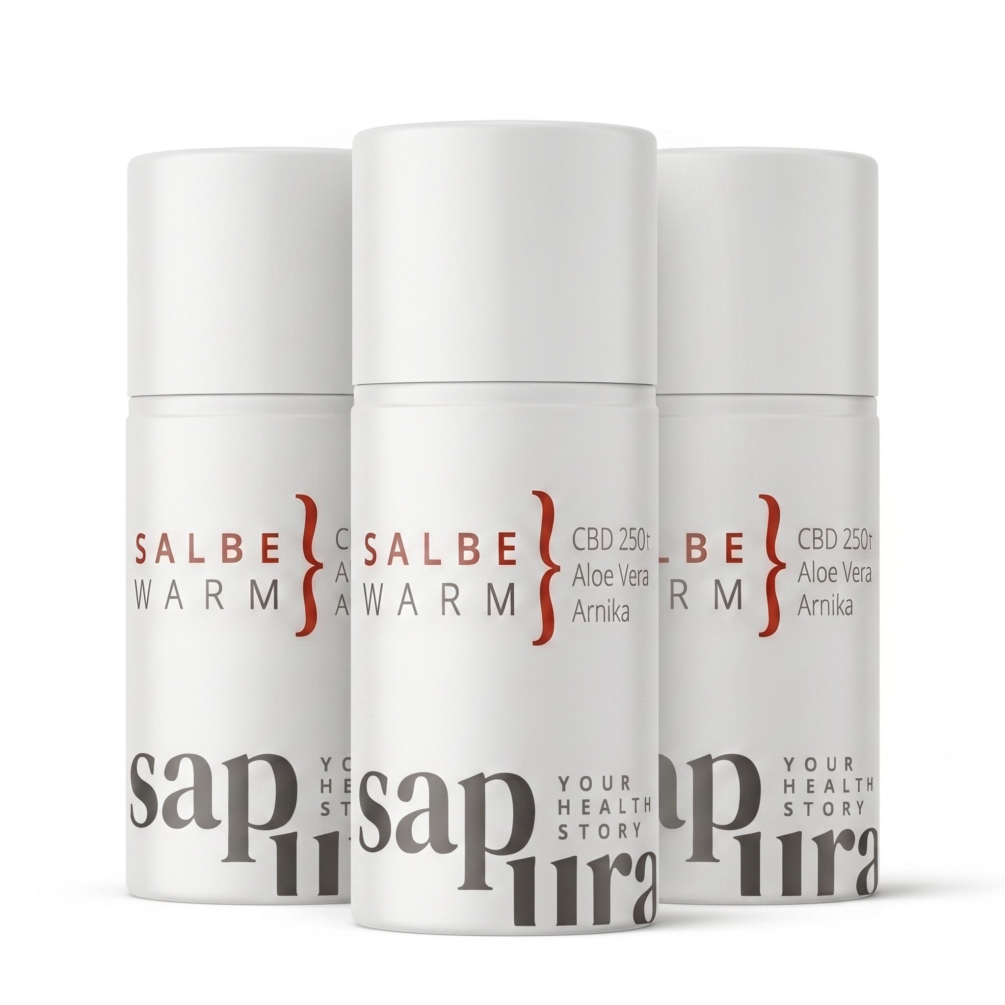 SAPURA Health Hautcreme CBD Wärmesalbe Schmerzsalbe extra stark, Arnika, Teufelskralle, 3-tlg., Extra stark, CBD