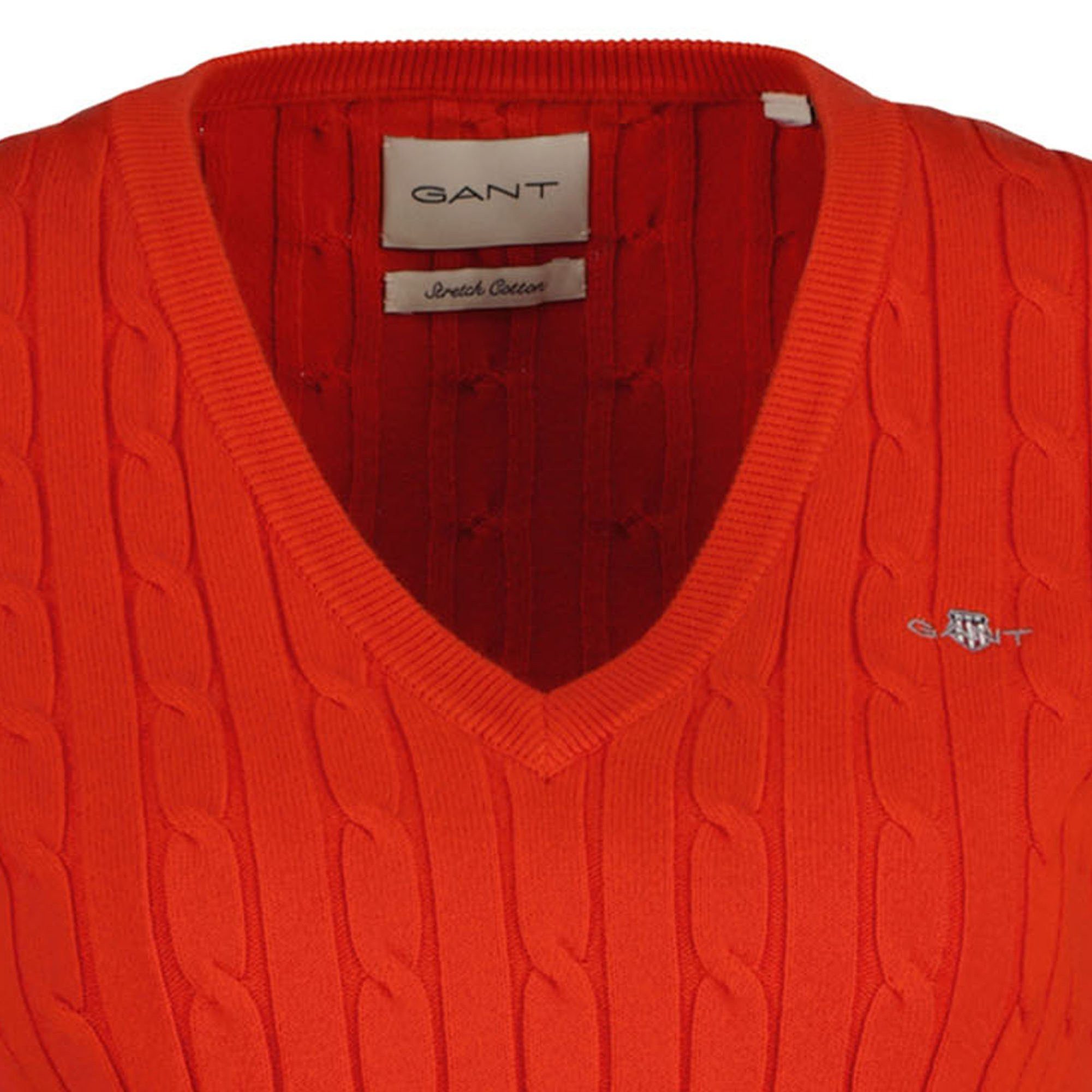 Gant Sweater Damen Strickpullover Baumwolle