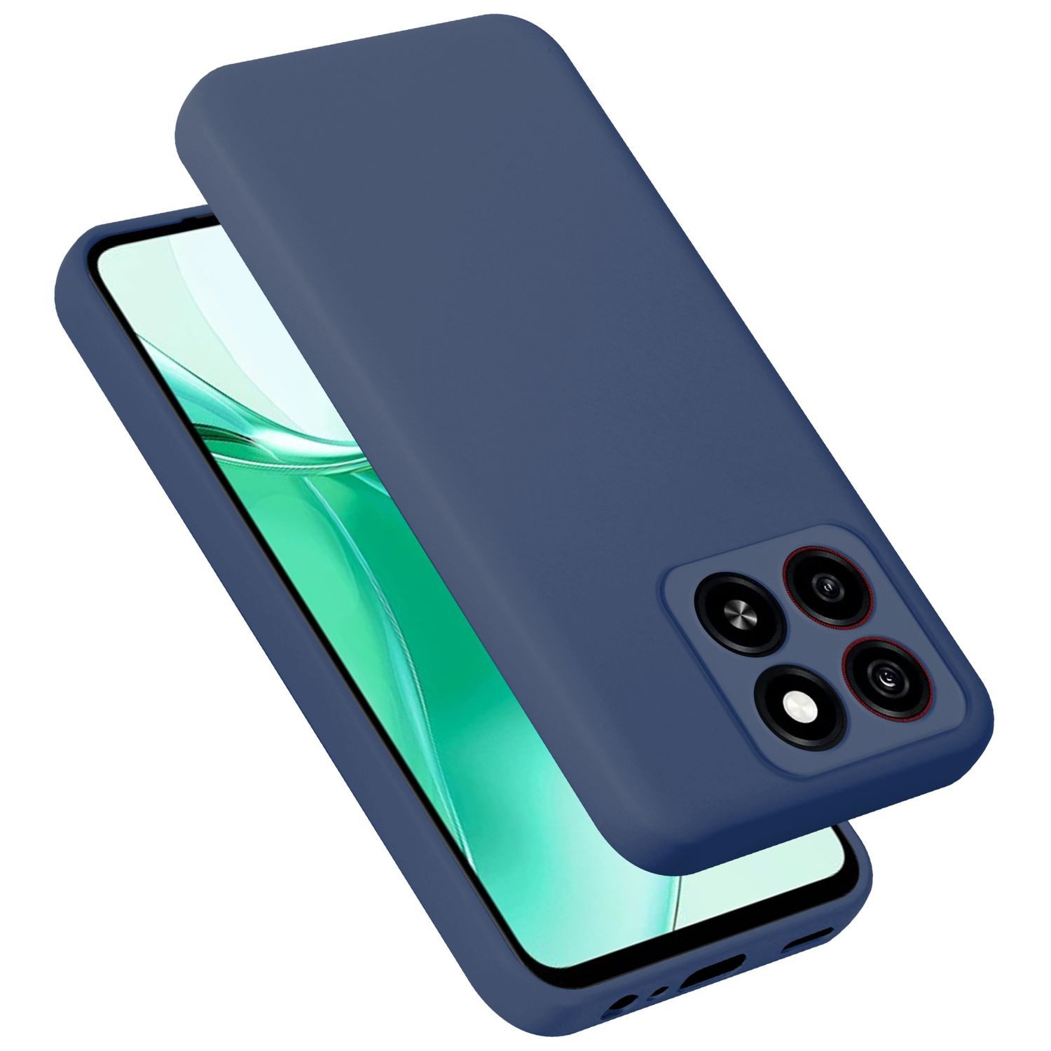 Cadorabo Handyhülle für ZTE Blade A35 / A55 Hülle ZTE Blade A35 / A55, Flexible Hülle TPU Silikon Schutzhülle Back Cover Case