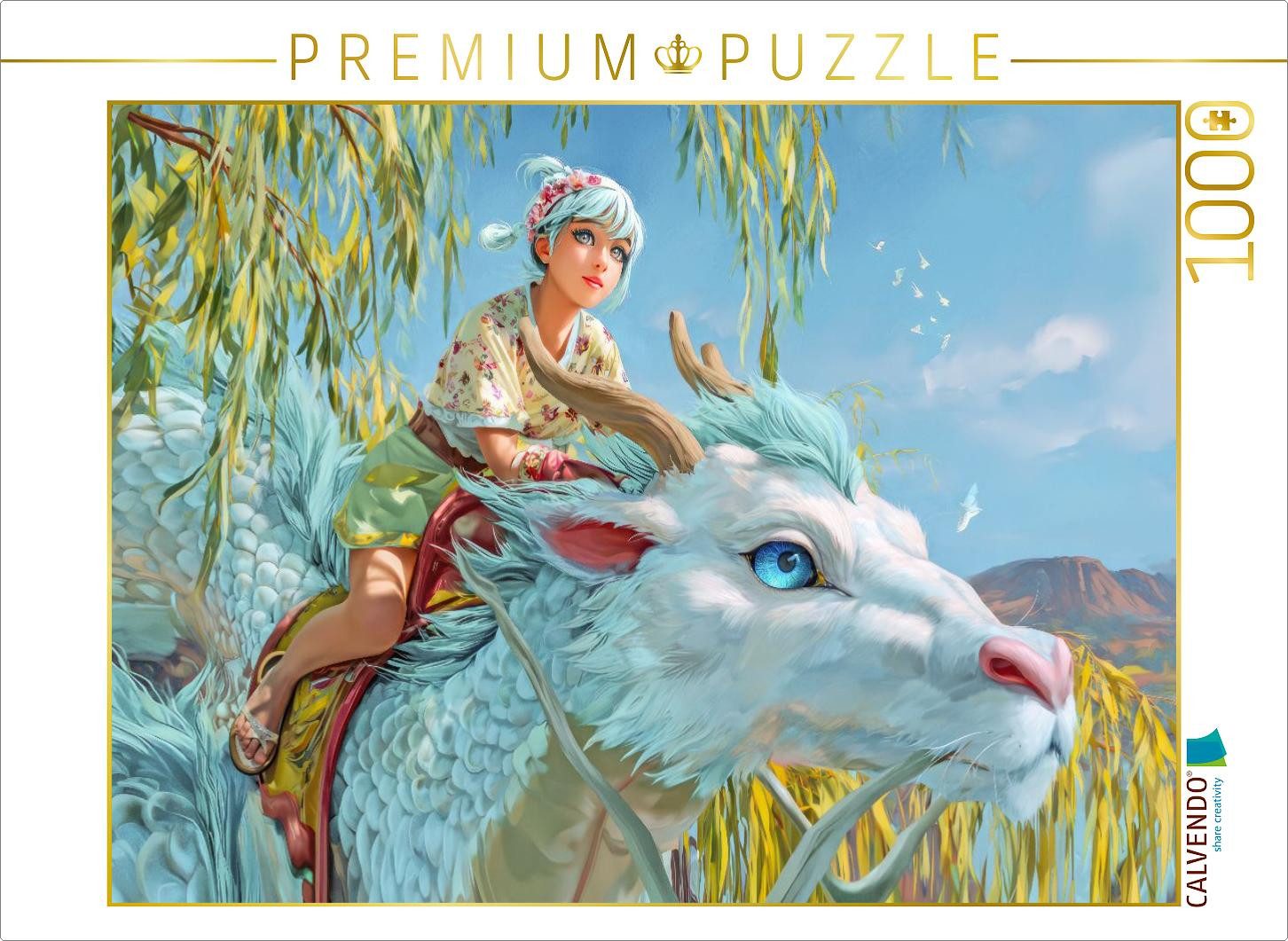 CALVENDO Puzzle CALVENDO Puzzle Manga Figuren, 1000 Teile Lege-Größe 64 × 48 cm Foto-, 1000 Puzzleteile