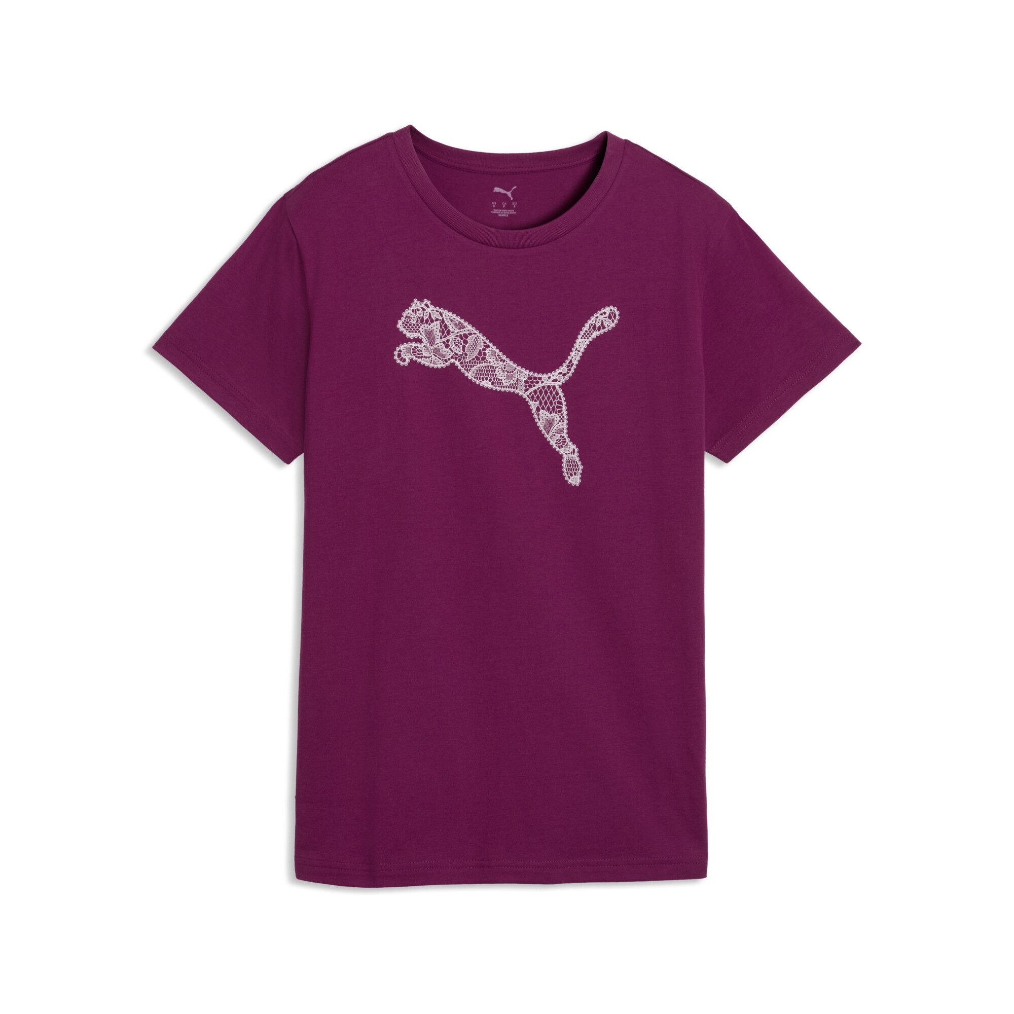 PUMA T-Shirt Graphics Lace Cat T-Shirt Damen