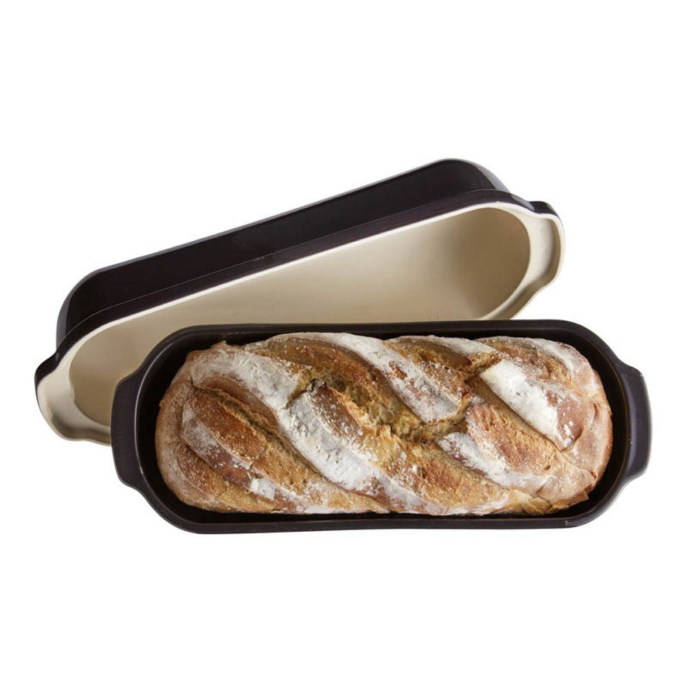 Emile Henry Brotbackform Keramik Landbrotform 39×16,5×15 cm