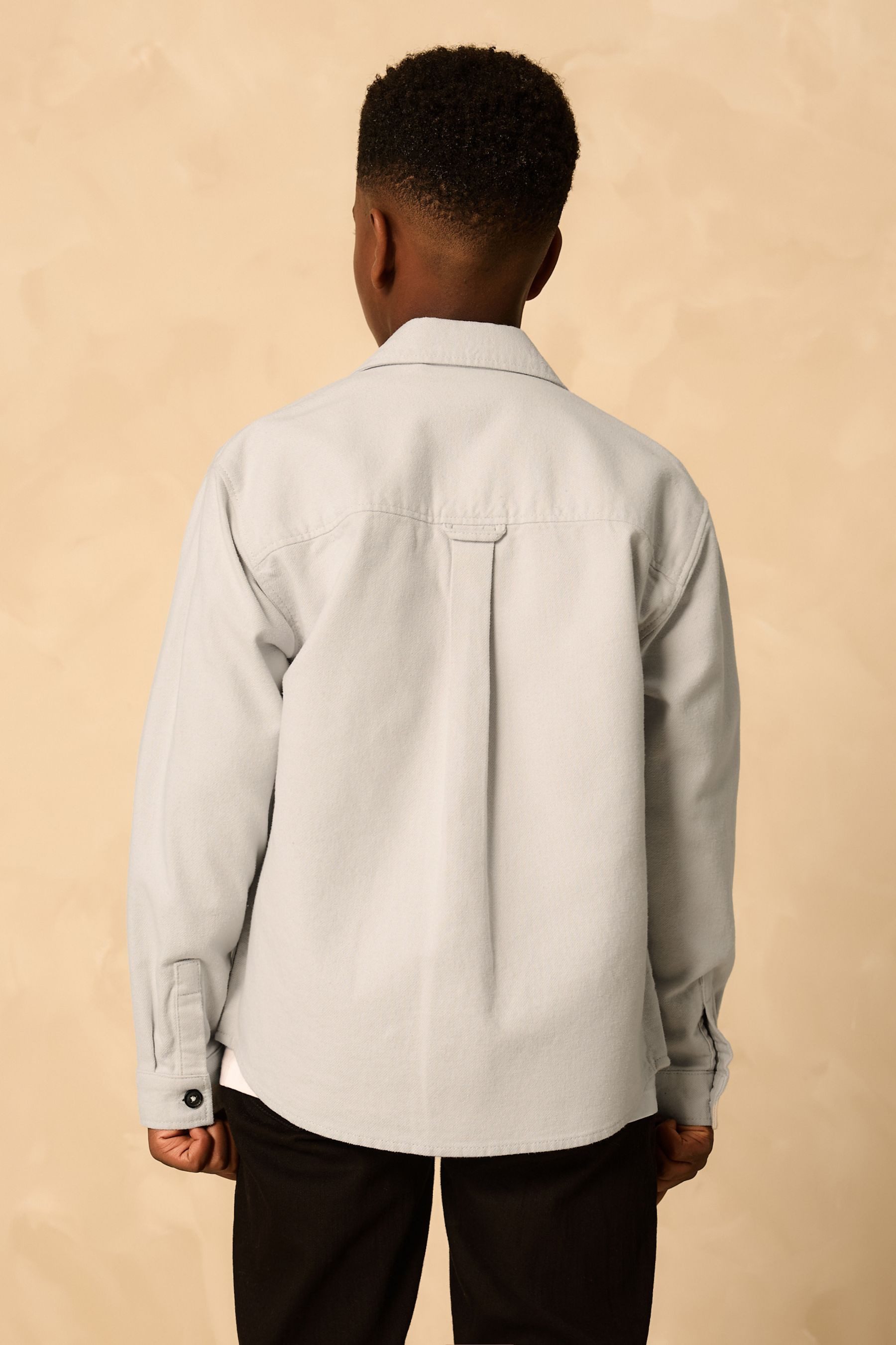Next Outdoorhemd Hemdjacke in gebürsteter Optik (1-tlg)