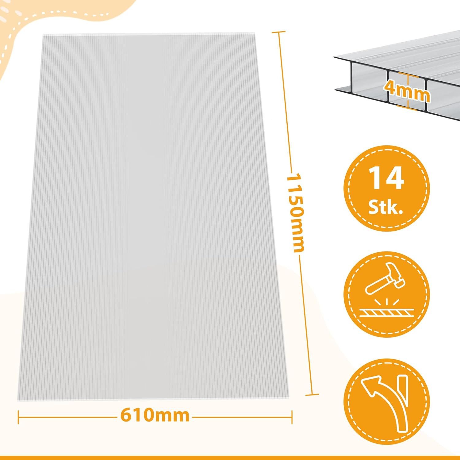 Thanaddo Gewächshaus Aluminium Gewächshaus, Treibhaus Gartenhaus, Pflanzenh günstig online kaufen