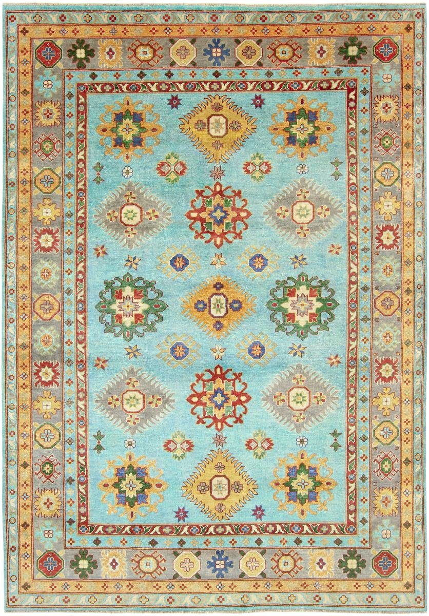 Orientteppich Kazak 204x289 Handgeknüpfter Orientteppich, Nain Trading, rechteckig, Höhe: 5 mm