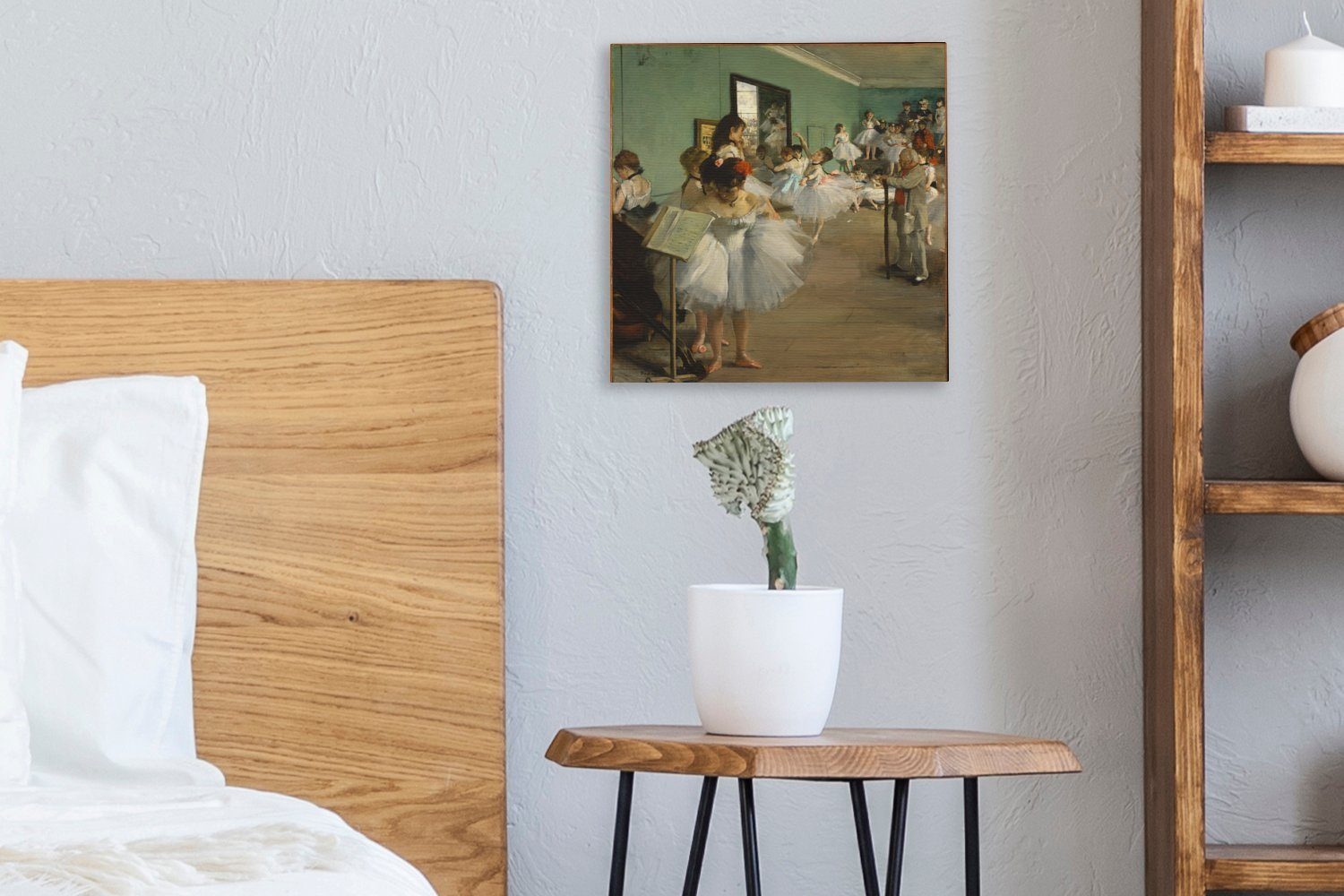 Schlafzimmer von Bilder St), Ballettklasse Leinwand Wohnzimmer OneMillionCanvasses® für - (1 Degas, Leinwandbild Die Gemälde Edgar