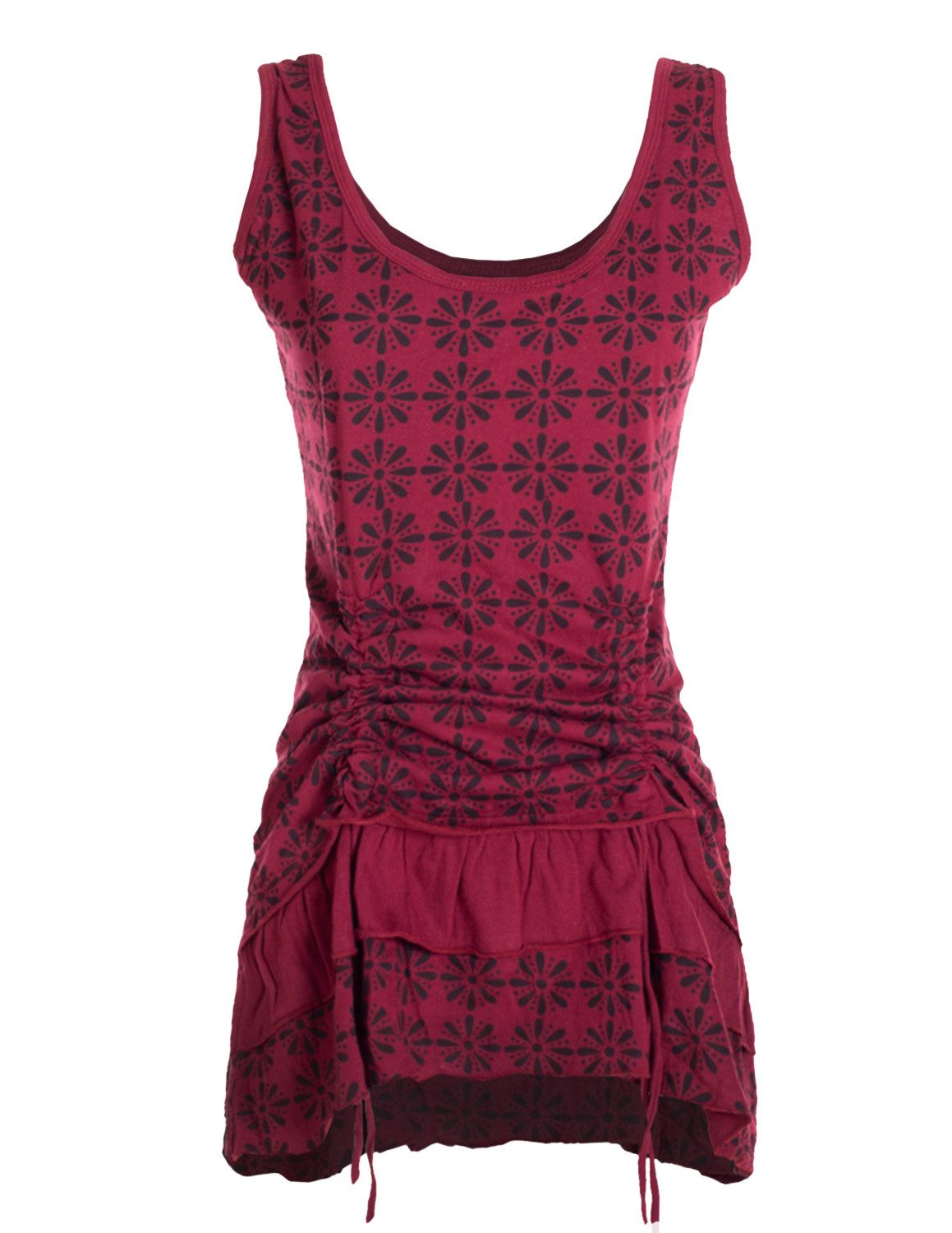 Vishes Sommerkleid Damen Lagen-Look Träger-Kleid Jersey-Tunika günstig online kaufen