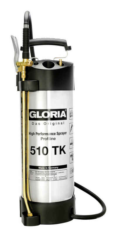 Gloria Garten Drucksprühgerät, Reinigungsgerät Profiline 510 TK