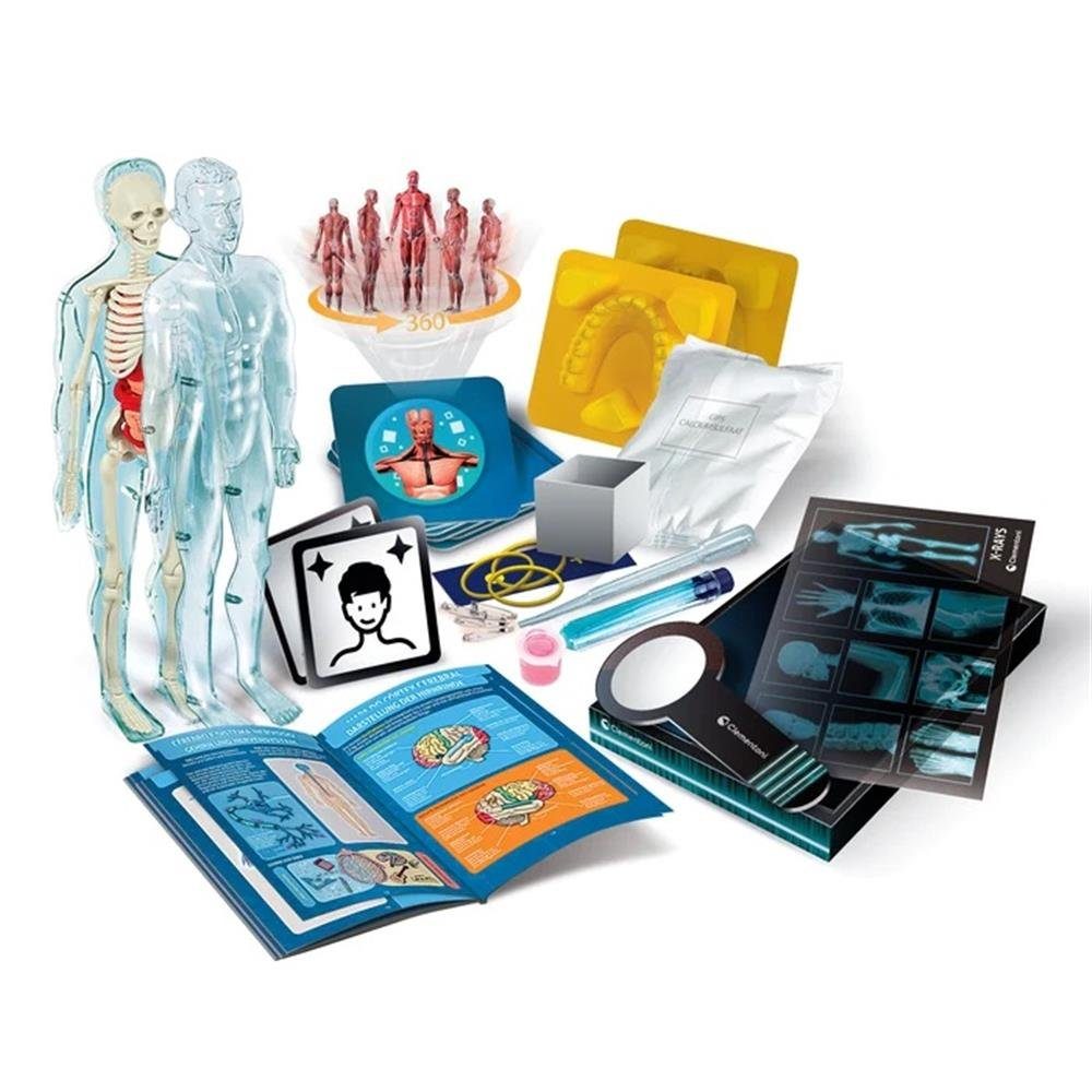 Clementoni® Experimentierkasten Galileo Lab Entdecke den menschlichen Körper, ab 8 Jahren