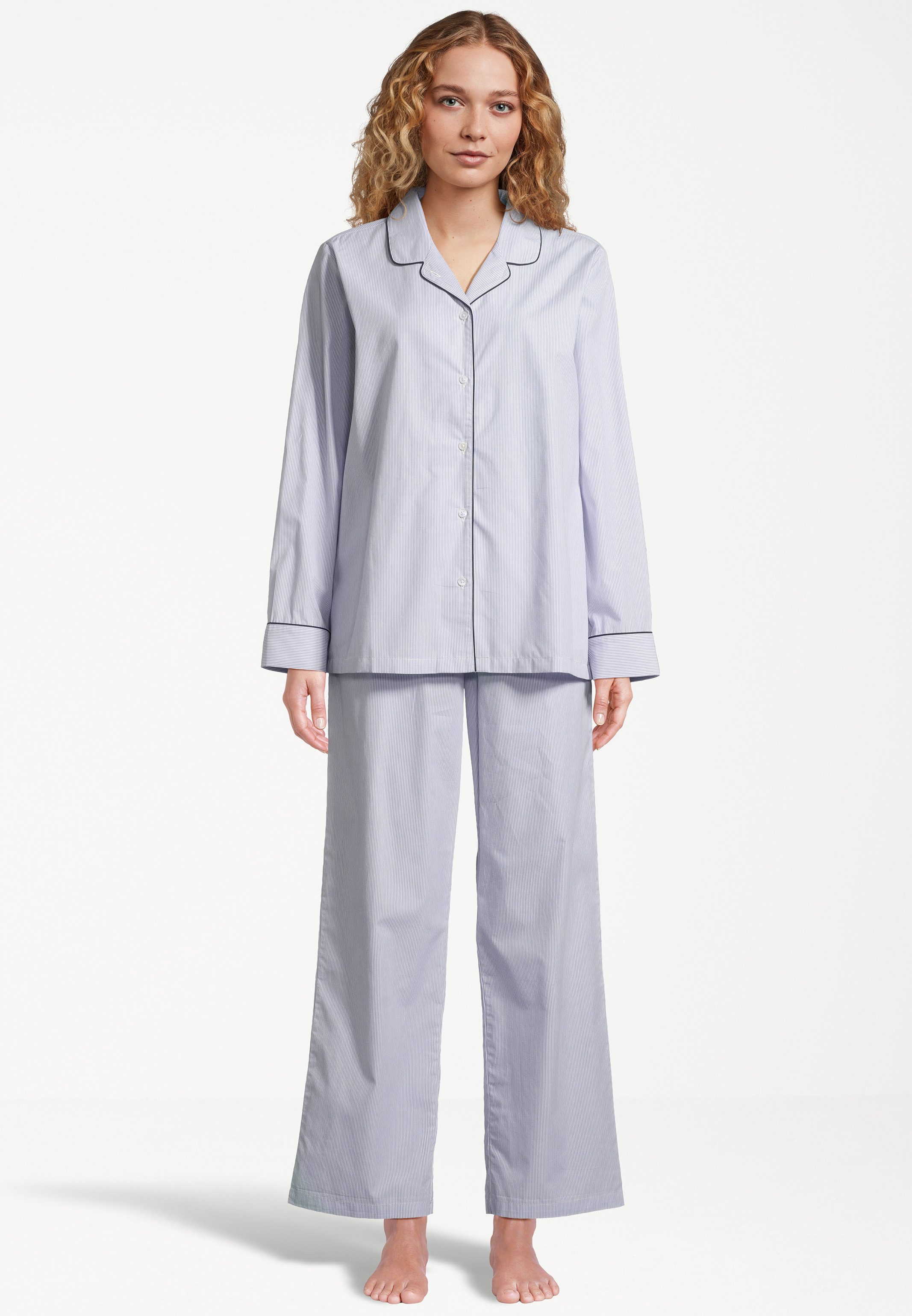 seidensticker Pyjama Web (Set, 2 tlg) Pyjama - Baumwolle - Atmungsaktiv - O günstig online kaufen