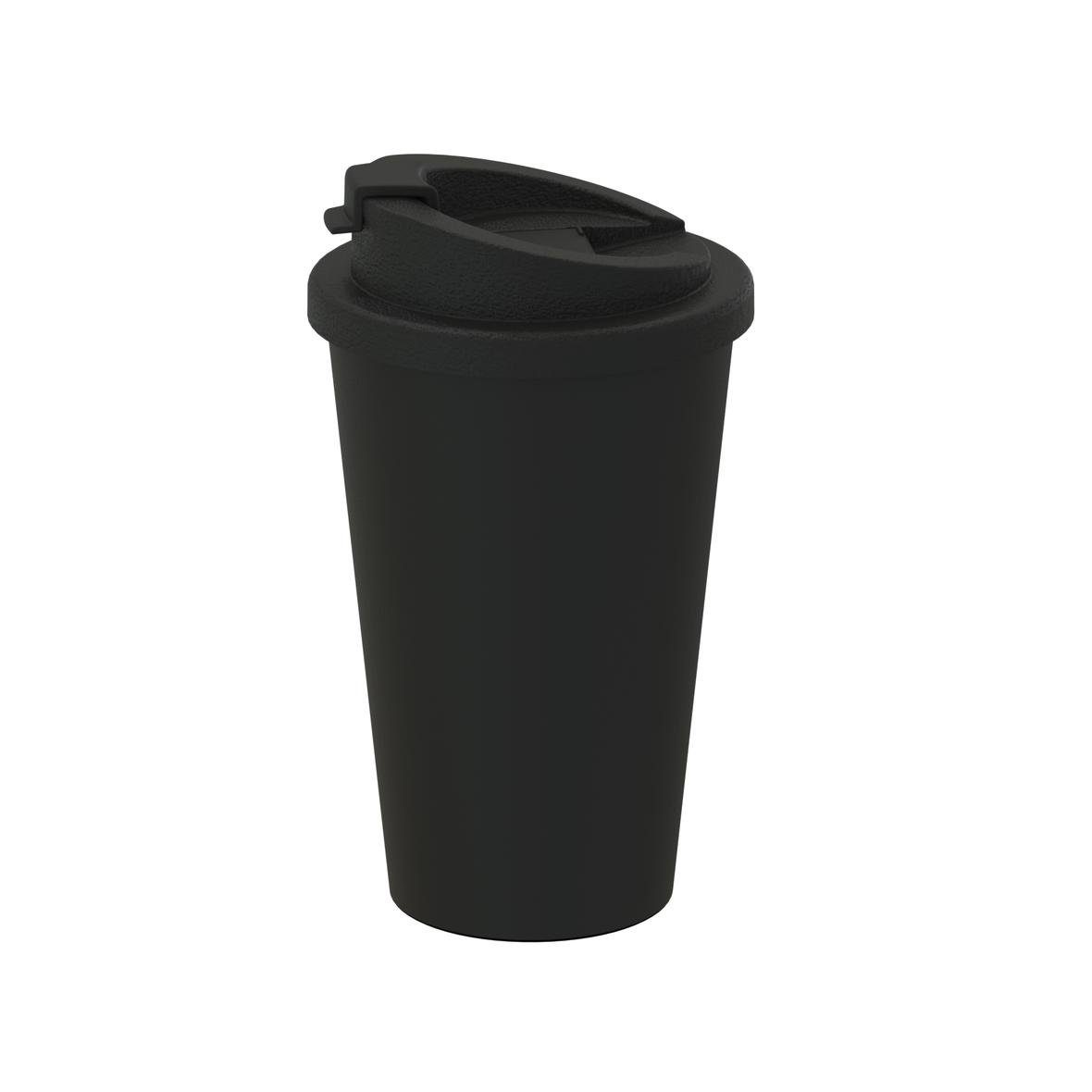 elasto Coffee-to-go-Becher Isolierter Mehrweg-Kaffeebecher 350 ml, Isolierbecher, Teebecher, Coffee Mug, Heißgetränke, Made in Germany