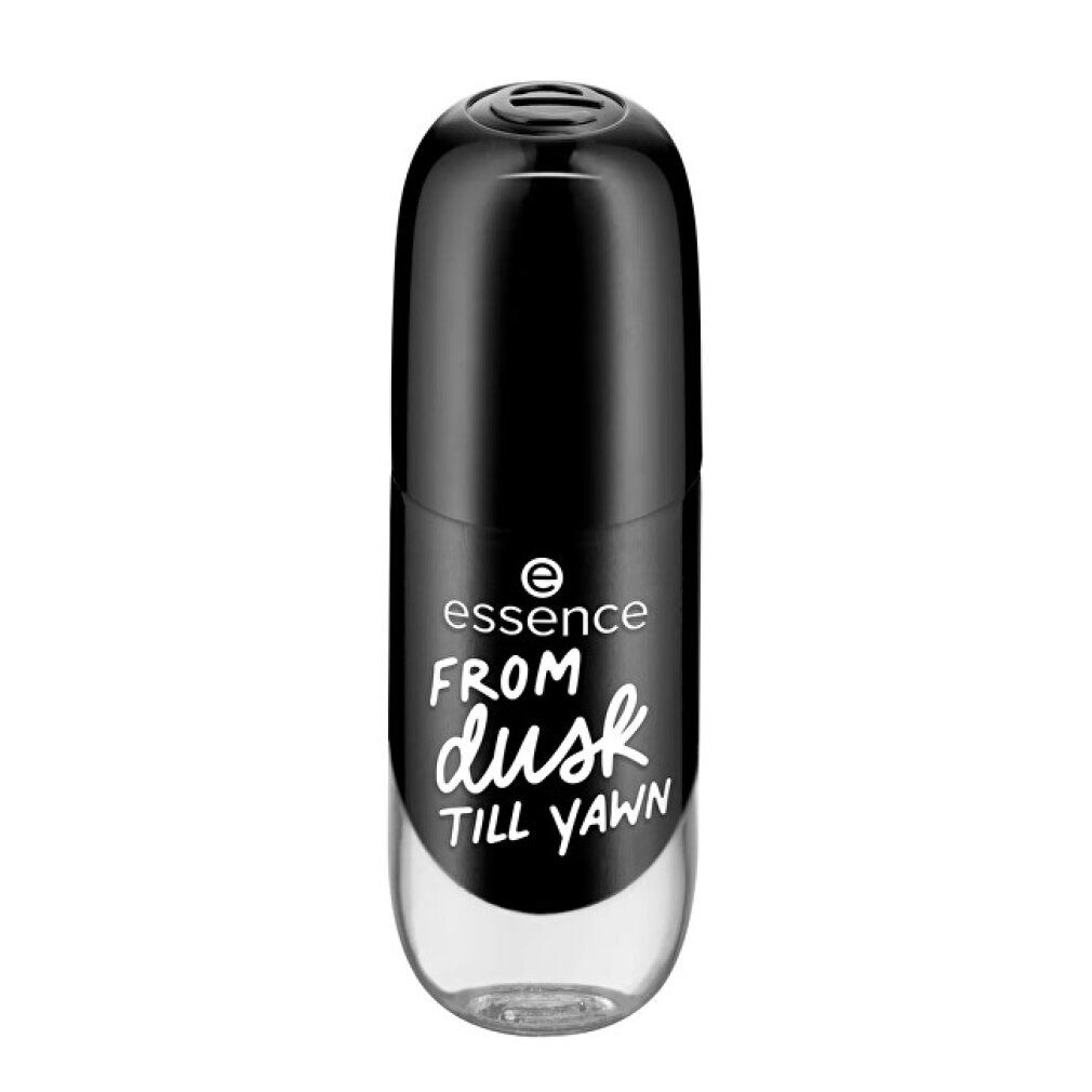 Essence Nageldesign Zubehör GEL NAGELFARBE Nagellack #84 -Black Plum & Done 8 ml