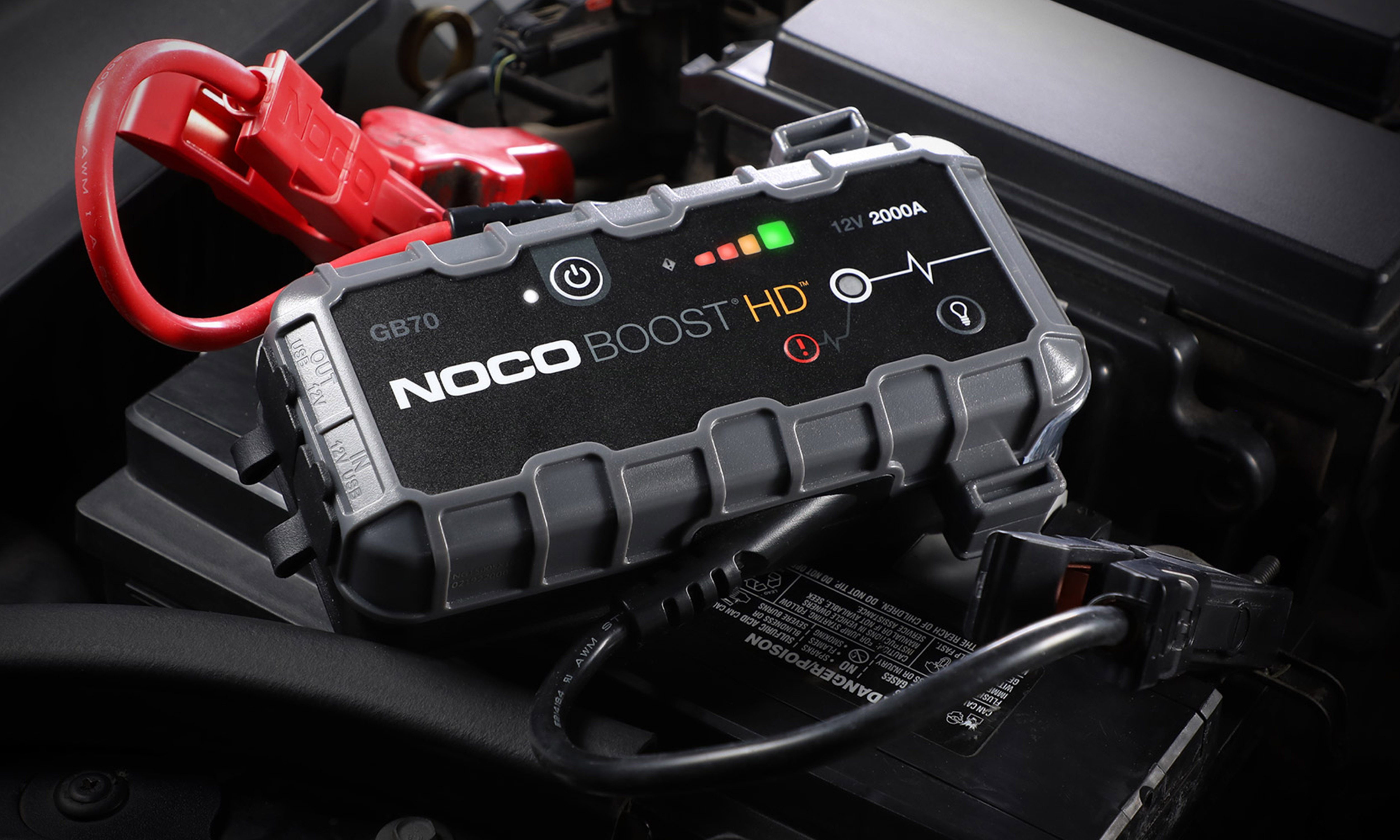 Noco NOCO GB70 2000A 12V Boost HD UltraSafe Starthilfe Starthilfegerät NOCO GB70 2000A 12V Boost HD UltraSafe Starthilfe (12 V), Funkenfreie Starthilfe mit Verpolungsschutz (UltraSafe)