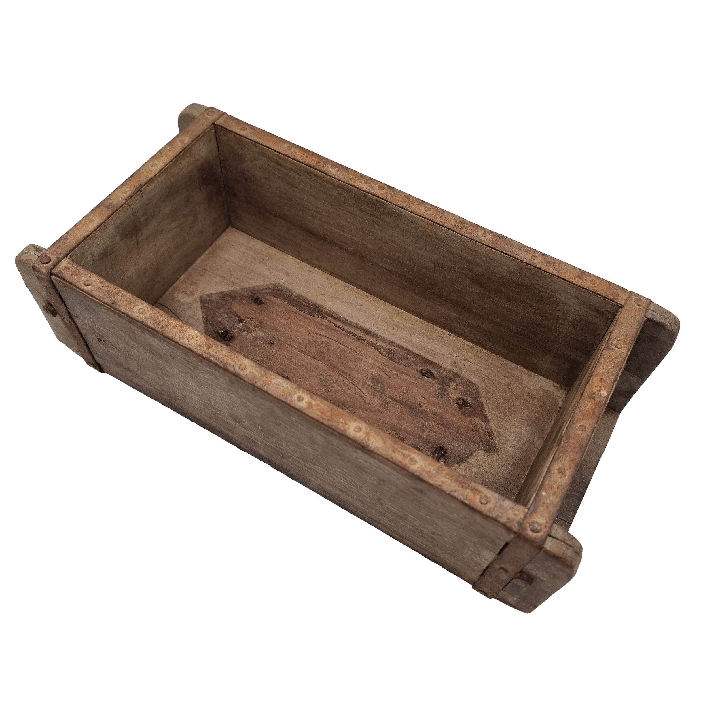 Holzkiste Deko-Holzkoste im Vintage-Design, Ziegelform