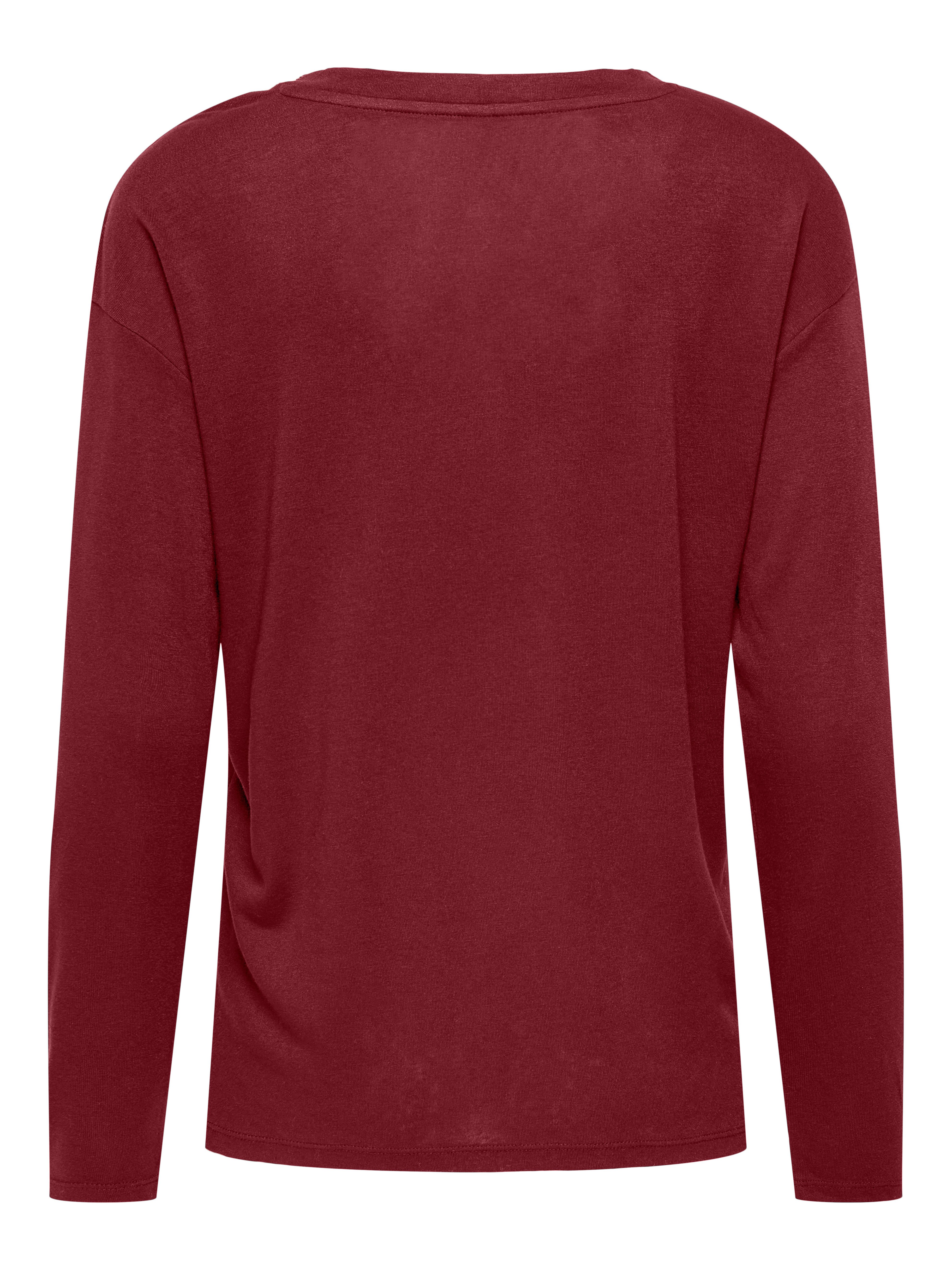 ONLY Langarmshirt ONLHENRIETTA L/S V-NECK SHINE TOP JRS günstig online kaufen