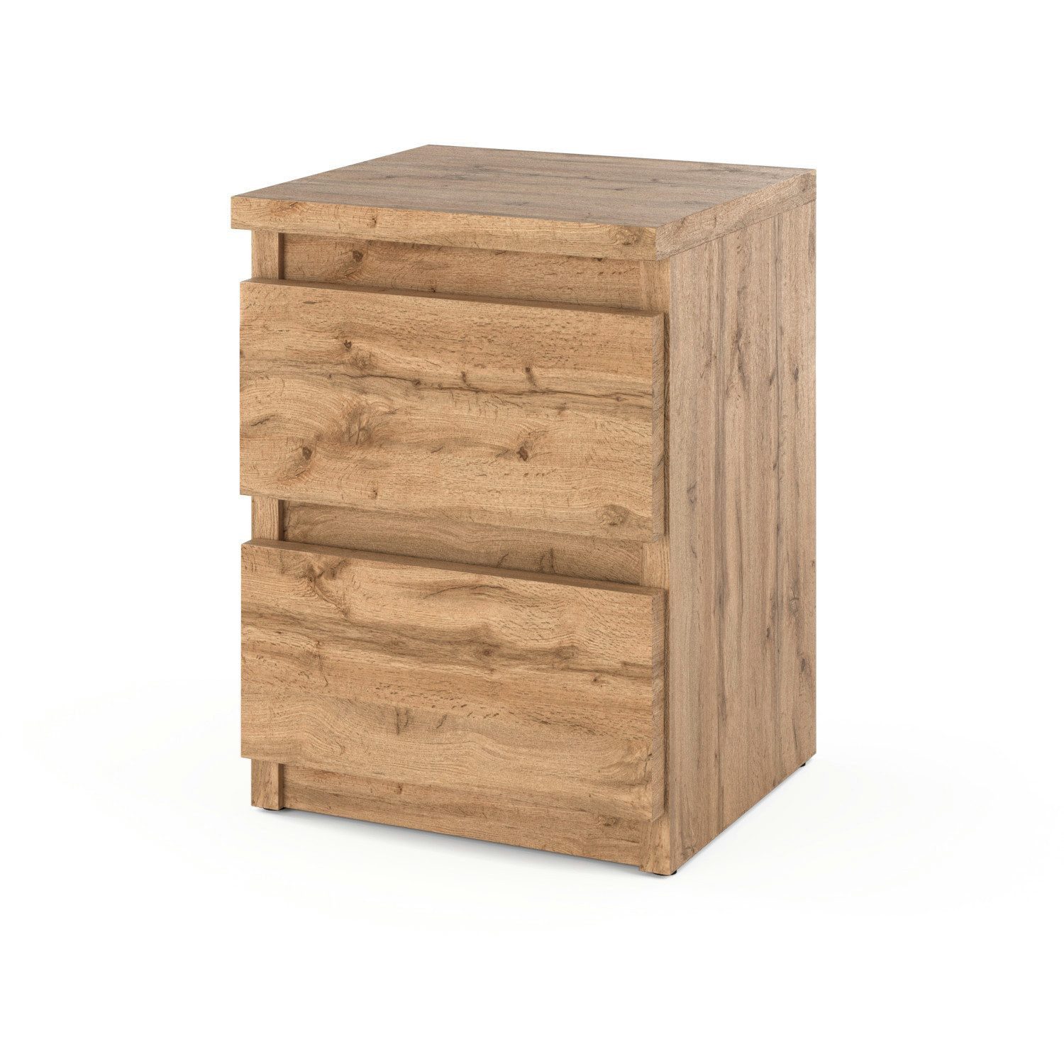 KOSETO Nachtkonsole, Nachttisch mit 2 Schubladen für Schlafzimmer, Büro - M günstig online kaufen