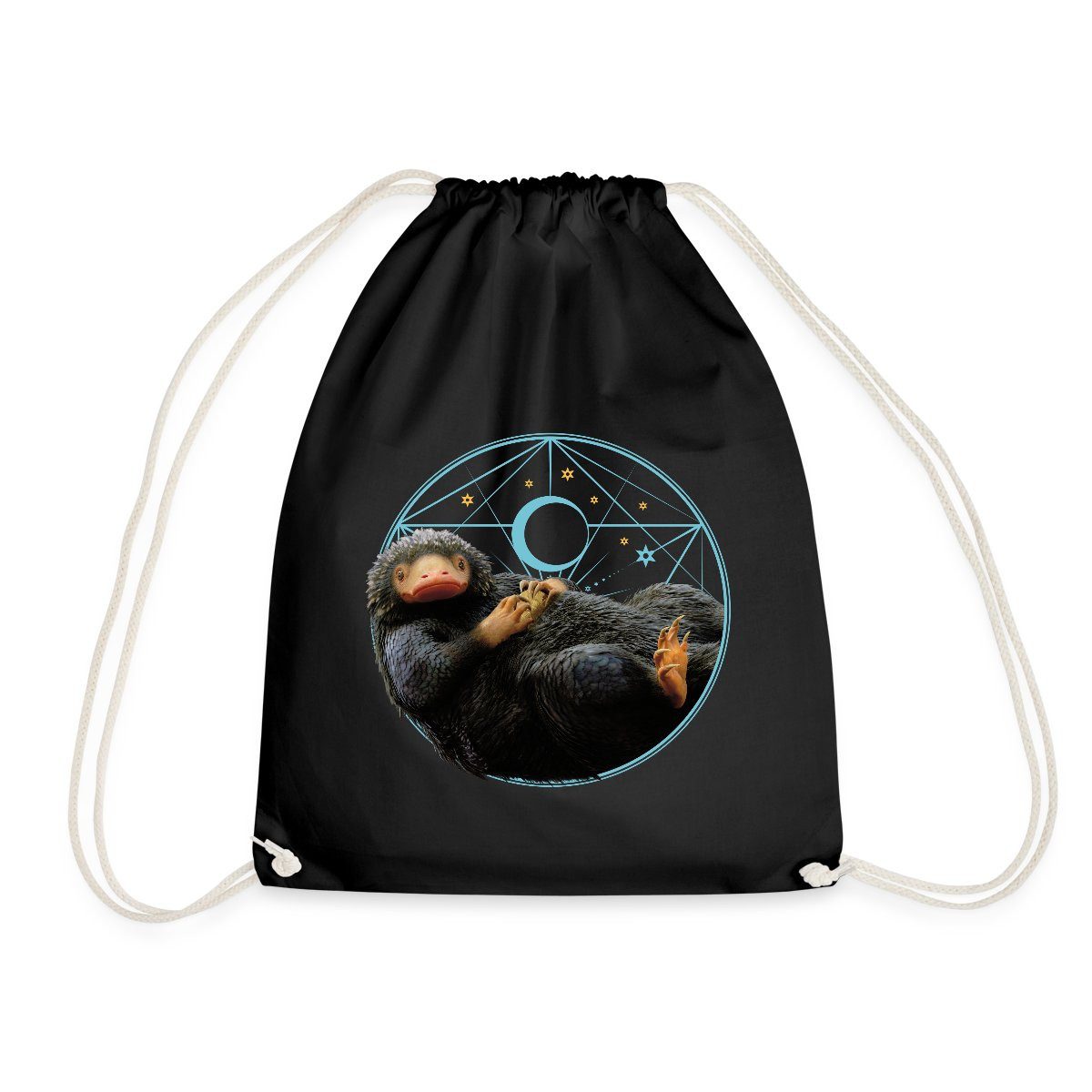 Turnbeutel Phantastische Tierwesen Niffler mit Münze Geschenk Turnbeutel