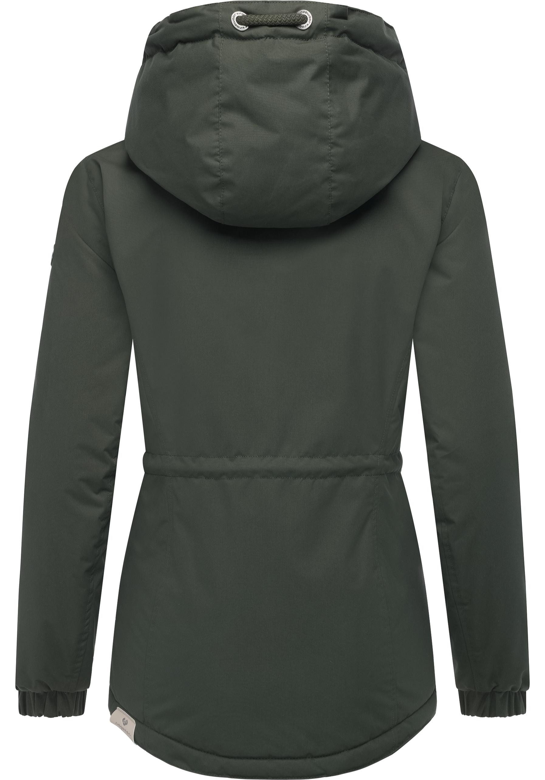 Ragwear Winterjacke Dankka Warm Wasserdichte weiche Damen Jacke für den Winter