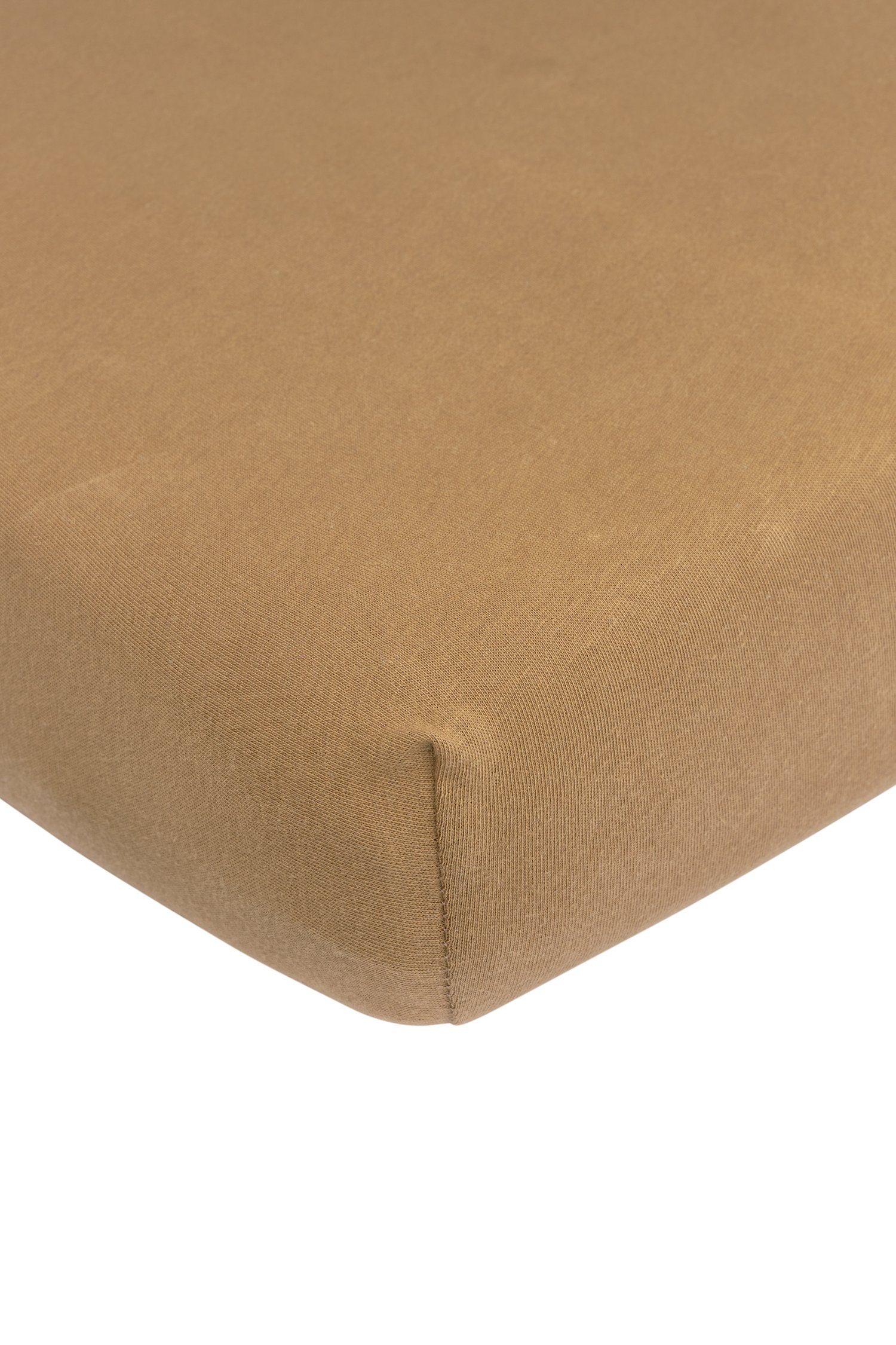 Meyco Home Spannbettlaken Uni Toffee, Jersey, günstig online kaufen
