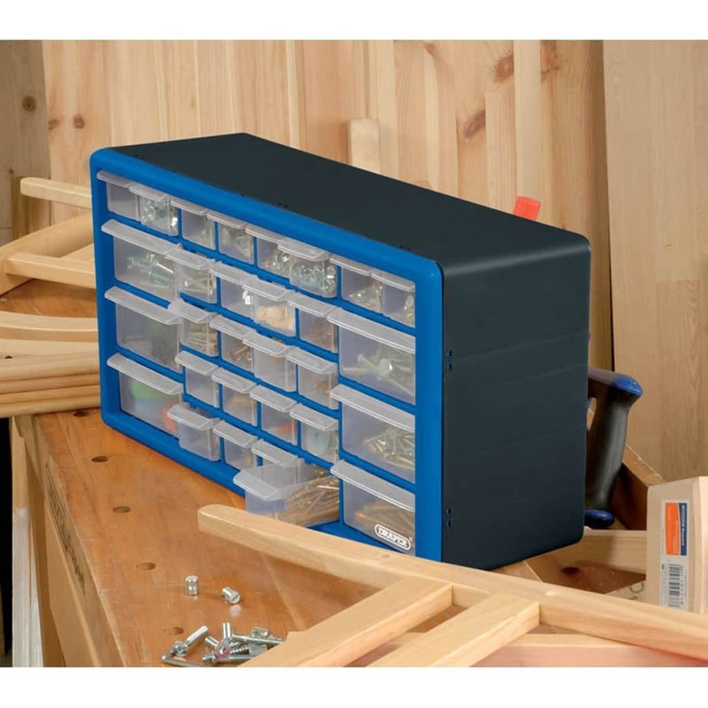 30 Werkzeugbox Blau mit Fächern Draper 12015 Tools Schubkasten