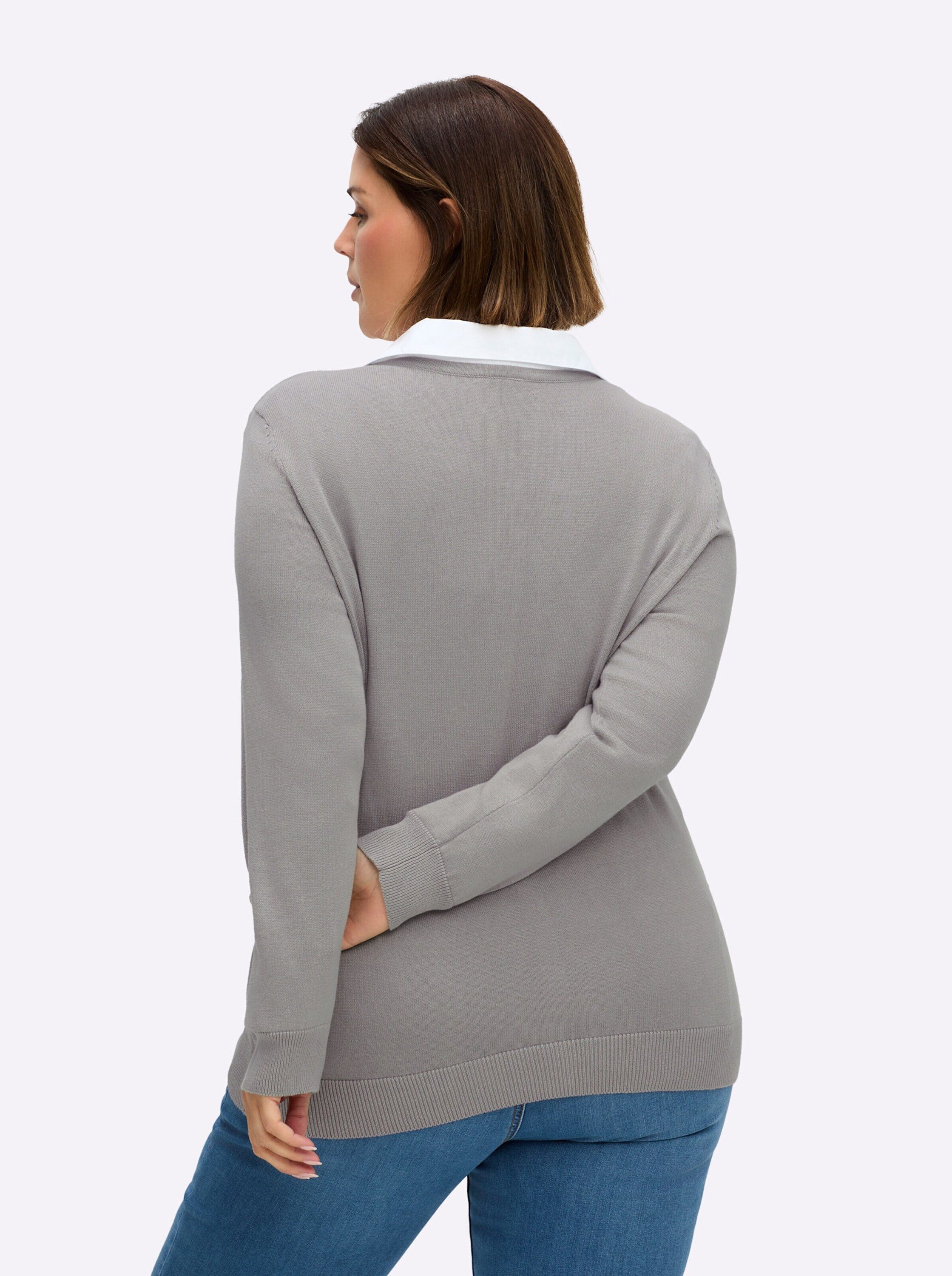 Sieh an! Strickjacke Strickjacke Langarm