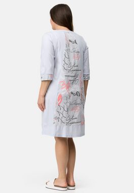 Kekoo A-Linien-Kleid Kleid mit Printmuster aus Stretch 'Vivid'