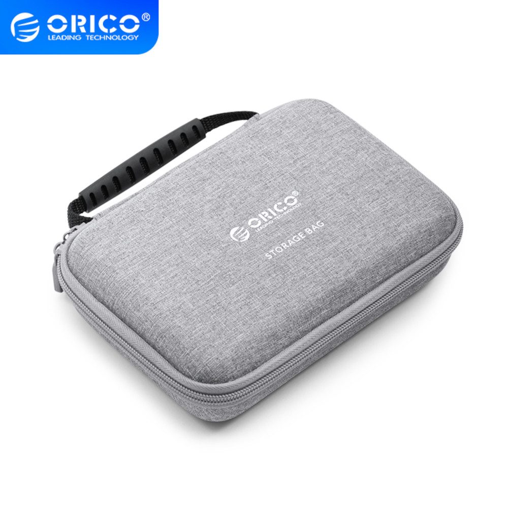 UE Stock Festplattenhülle 3,5 Zoll HDD Schutztasche Robuster Schutz Hülle für Festplatte - Grau, für den sicheren Transport und die Aufbewahrung