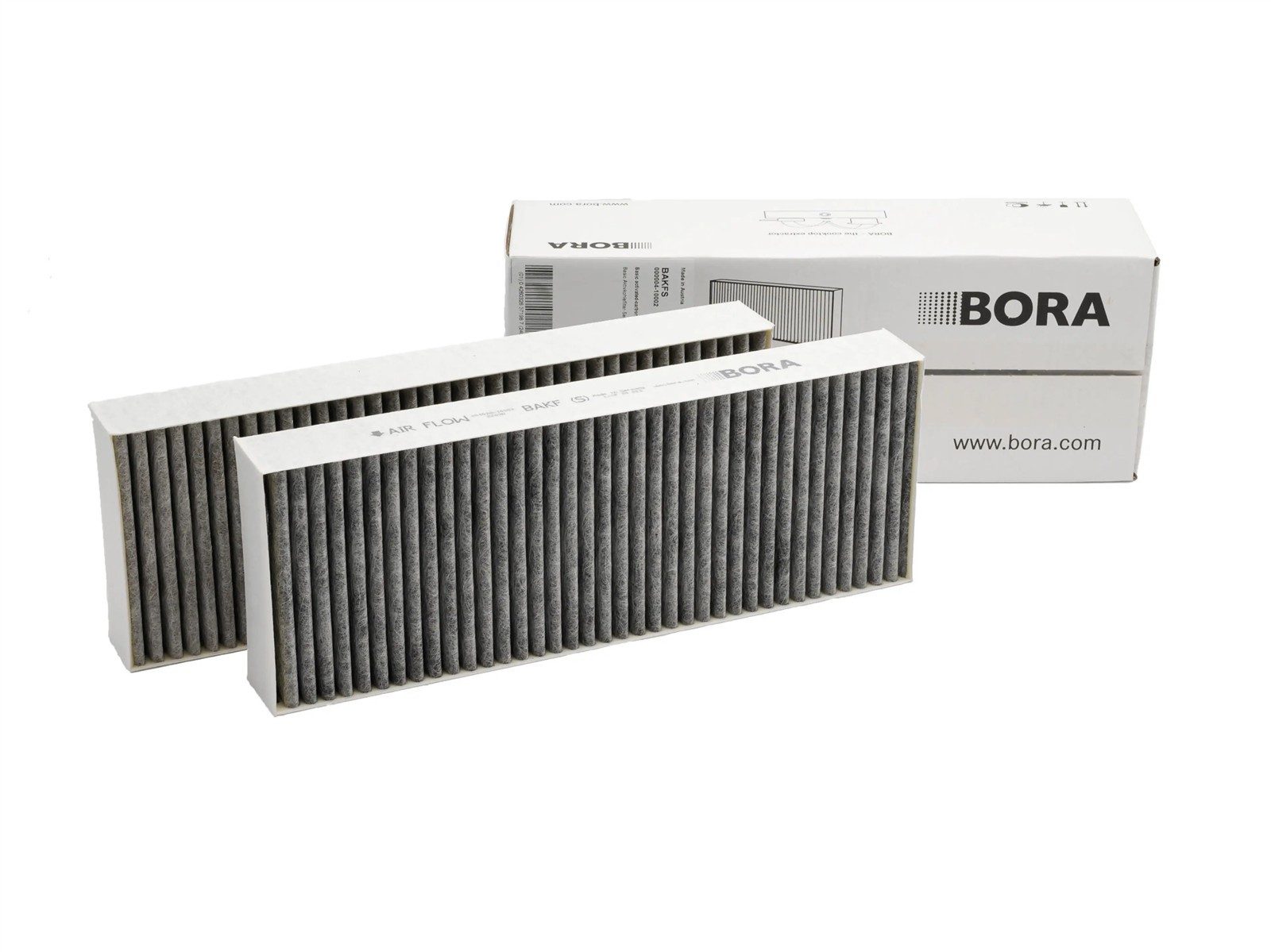 Bora Aktivkohlefilter BAKFS Original Aktivkohlefilter-Set (2 Stück)