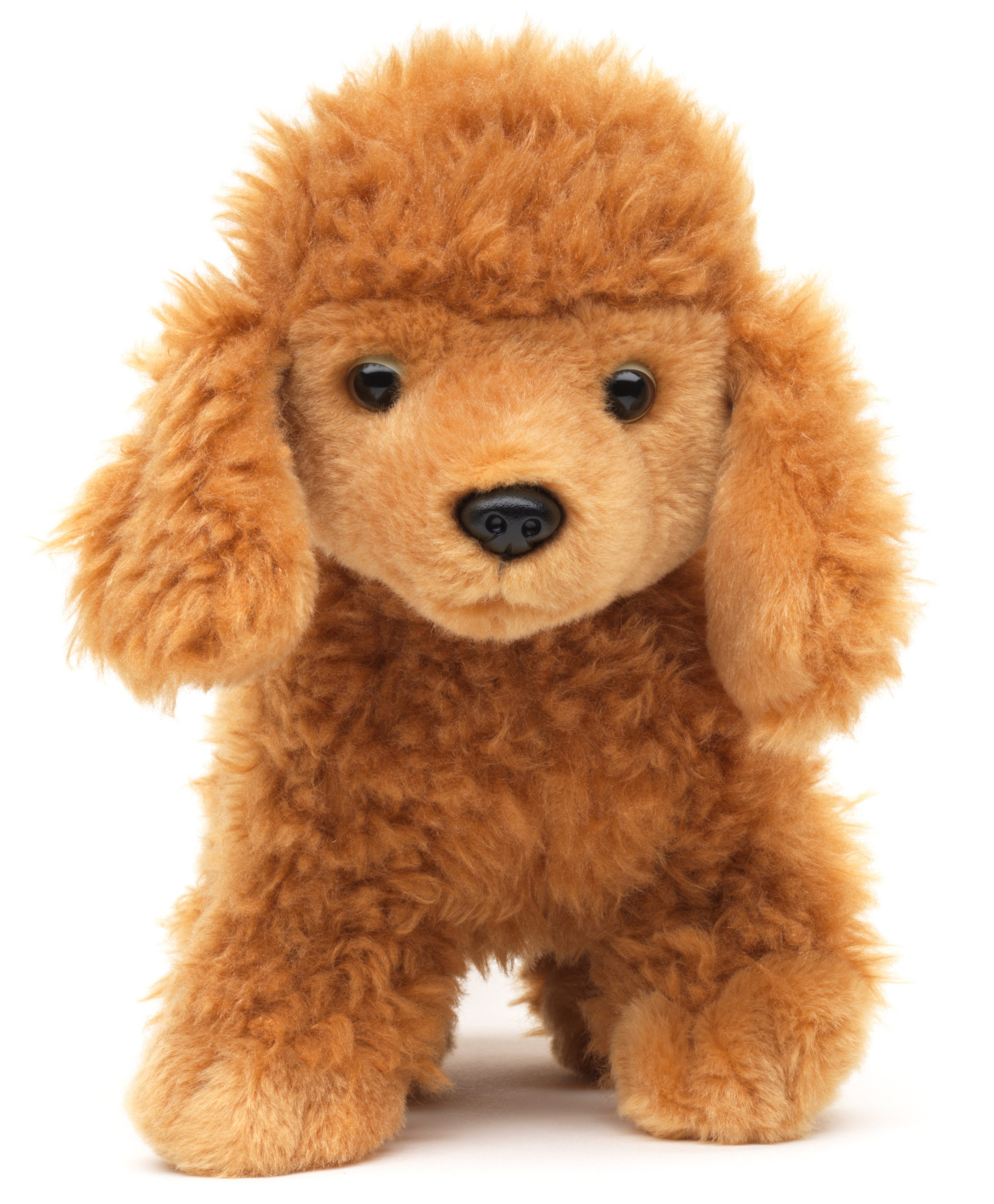 Uni-Toys Kuscheltier Pudel - Versch. Farben - Mit/ohne Leine - 30 cm (Länge günstig online kaufen