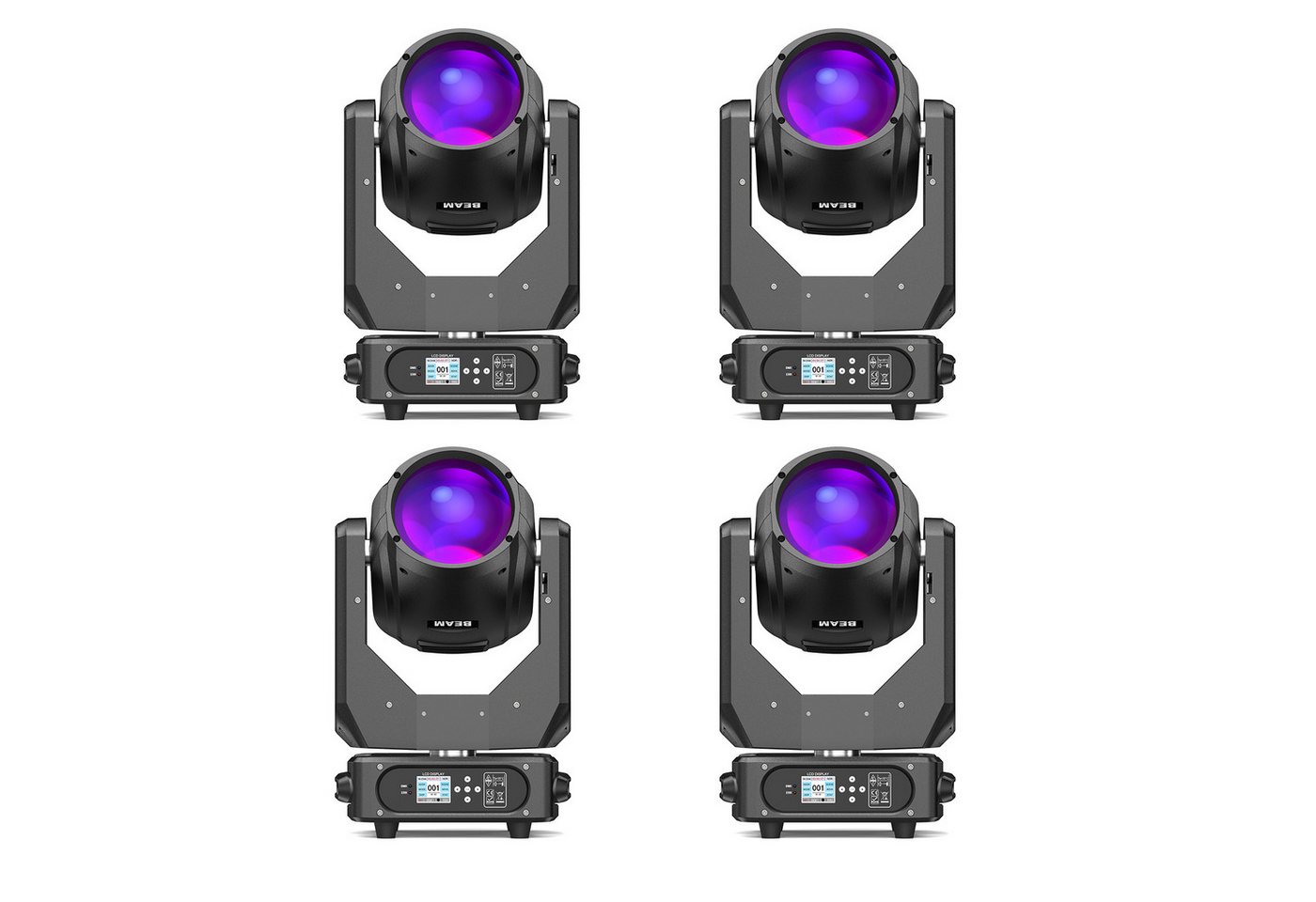 ZonQoonz Discolicht 280W Moving-Head-Scheinwerfer Regenbogeneffekt für Hochzeiten Partys