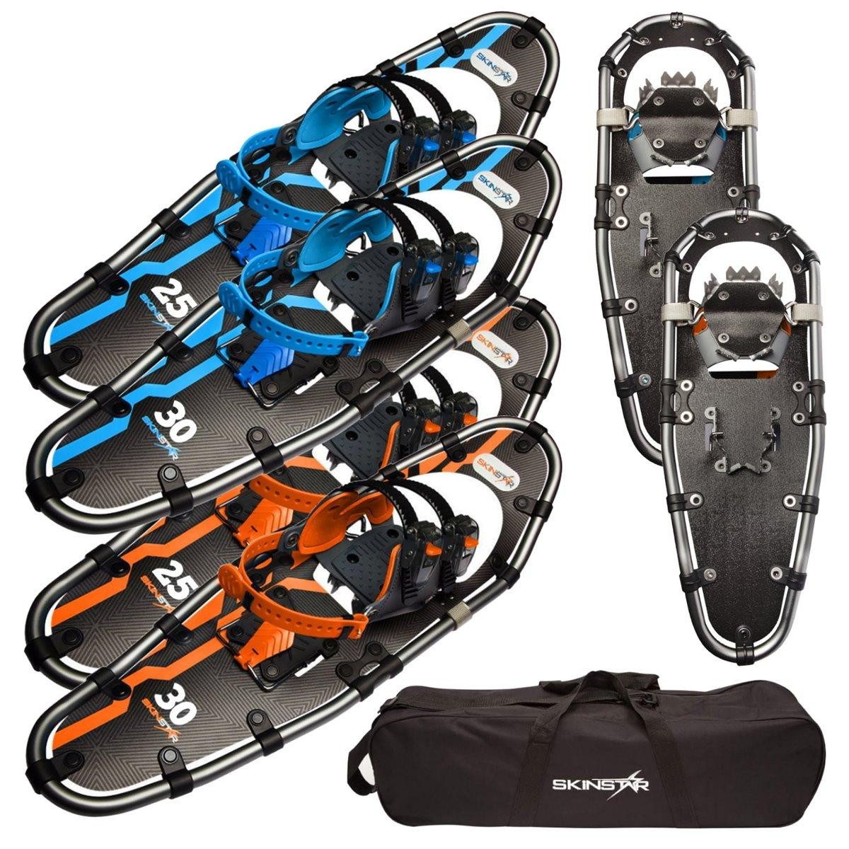 SkinStar Schneeschuhe SKINSTAR Schneeschuhe Alu-Rahmen Schneeschuhwandern Outdoor bis 130kg