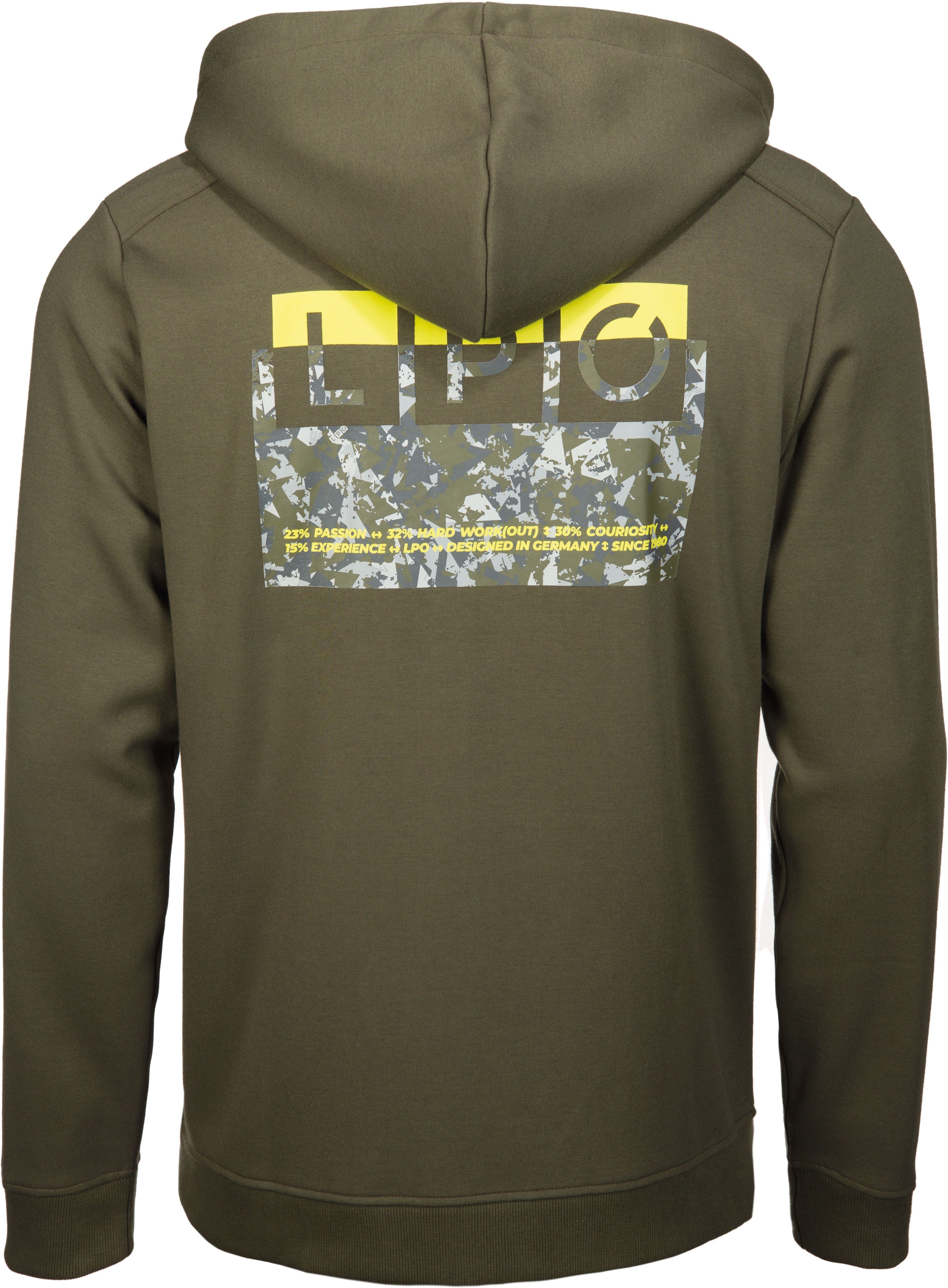 LPO Kapuzensweatshirt ROBWOOD MEN Modischer Print auf Rücken