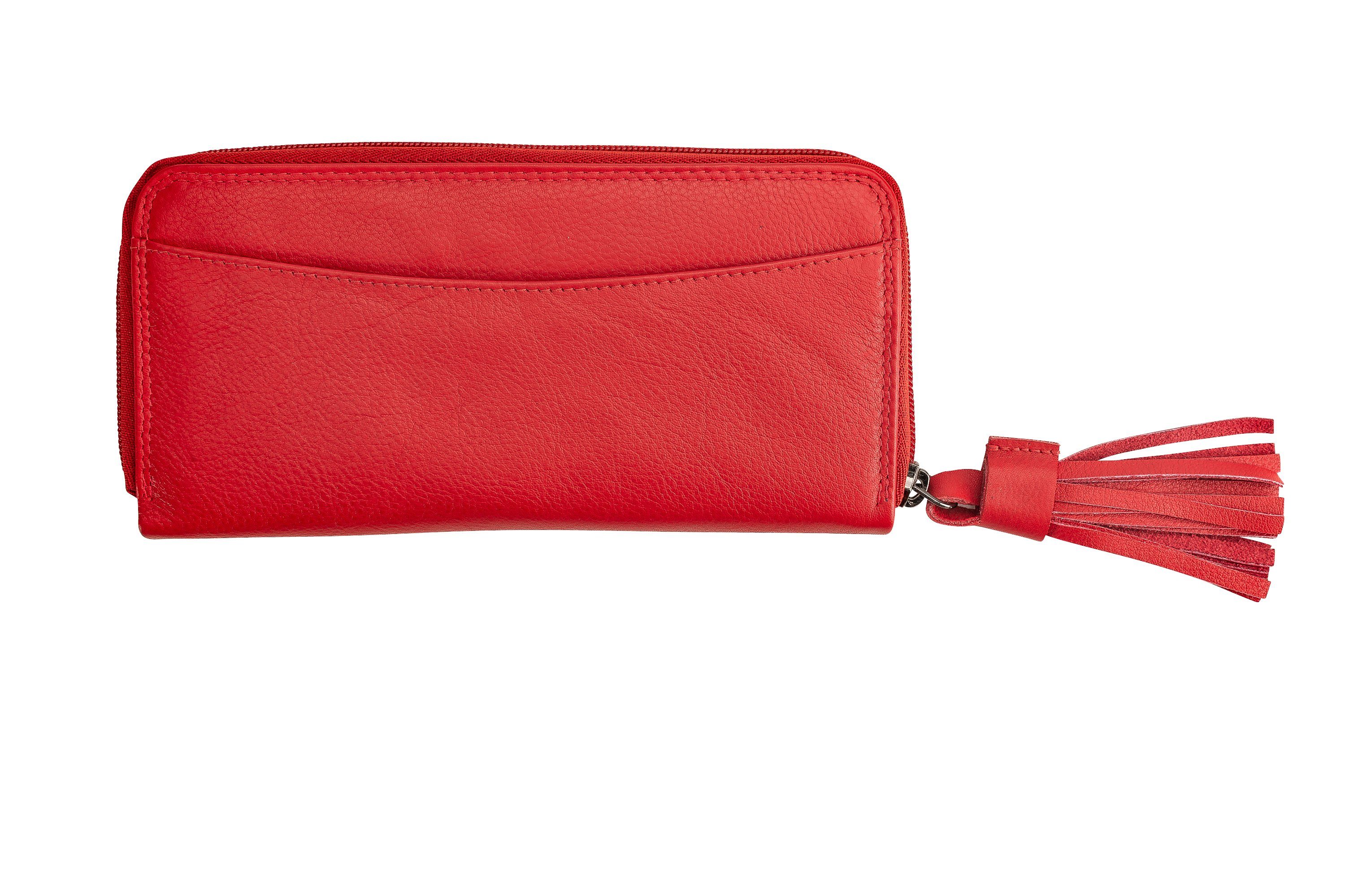 Josephine Osthoff Geldbörse Gulden Geldbörse Clutch kirsche