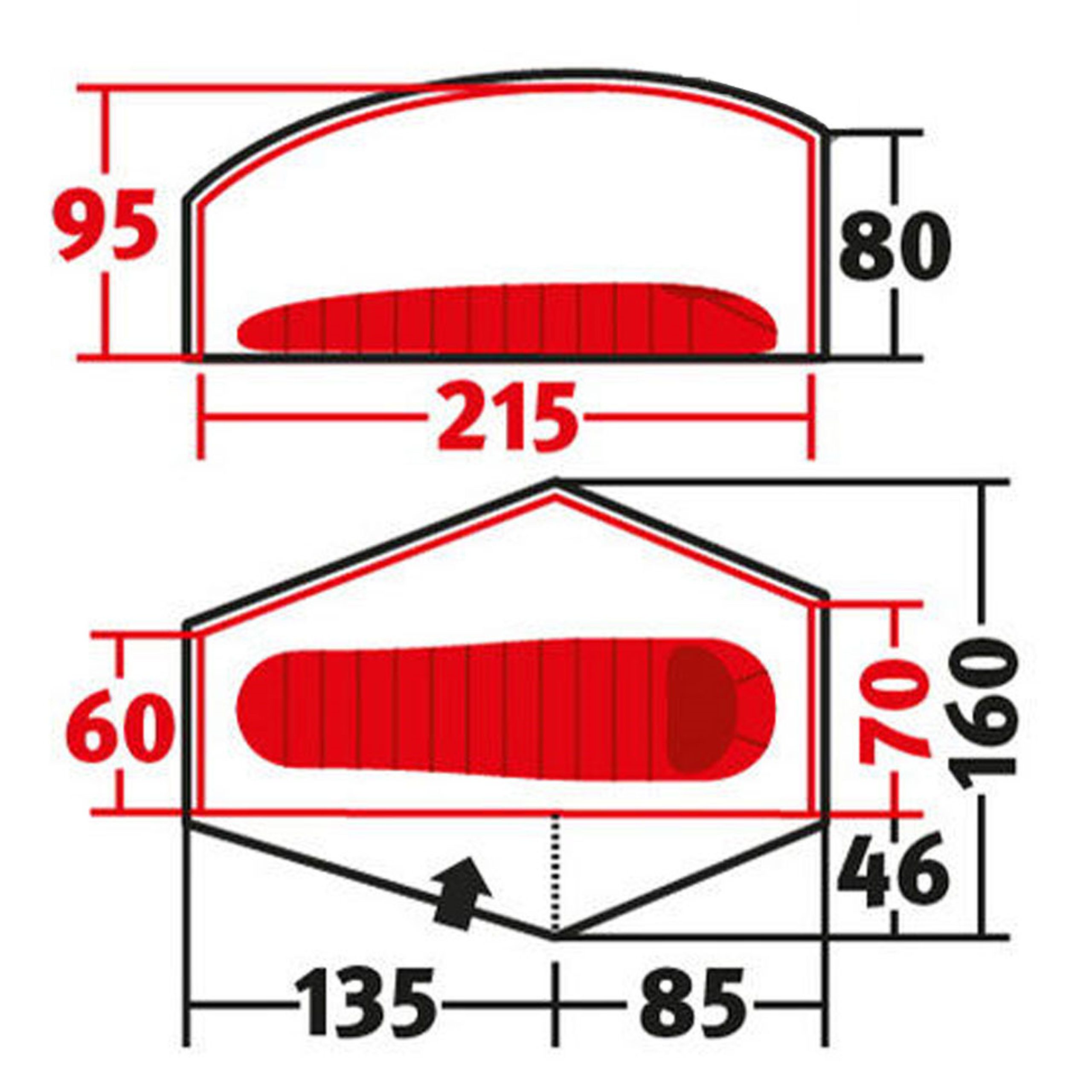 Wechsel Tents Kuppelzelt WECHSEL Exogen 1 - ultraleichtes Kuppelzelt für 1 Person