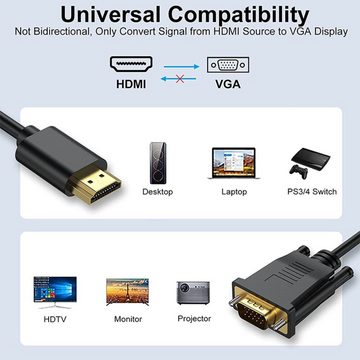 Gravizone HDMI-Kabel, Hdmi, Vga, (100 cm)