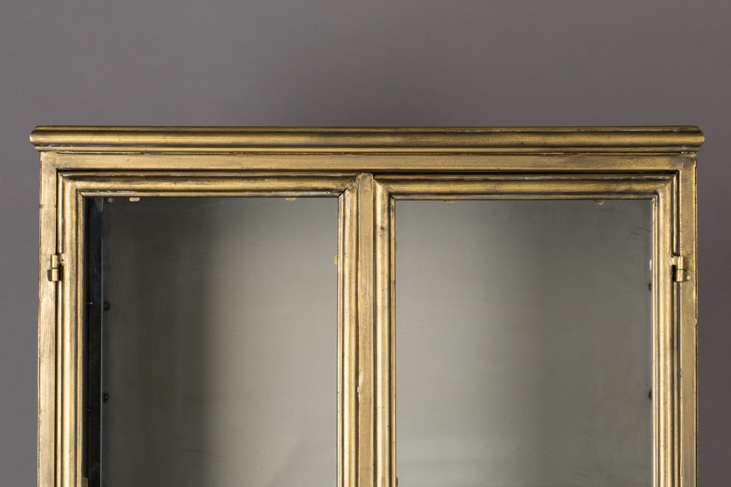 Dutchbone Vitrine Vintage Metall Schrank Vitrine GERTLUSH von DutchBone