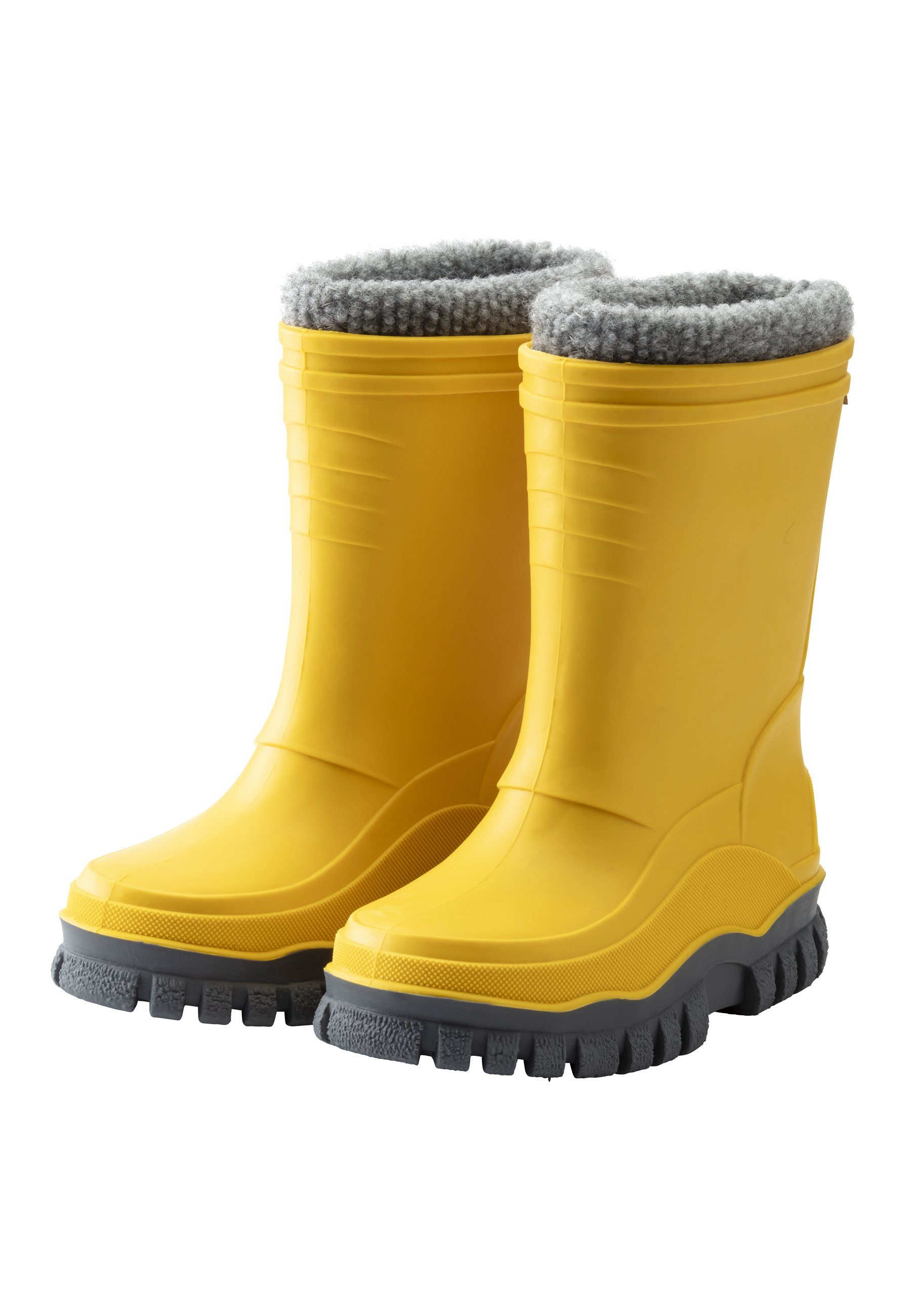 Gummistiefel mit Innenschuh uni Gummistiefel