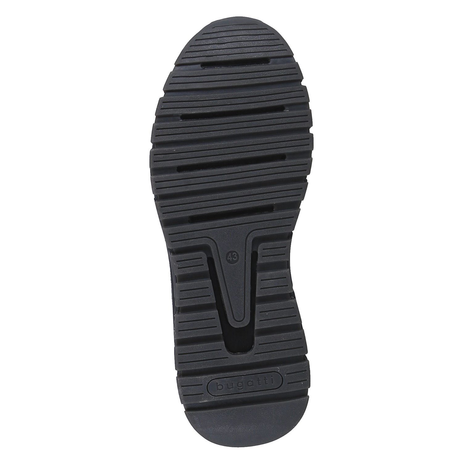 bugatti AOS 2025 (Schriftzug,Reissverschluss) schwarz Herren Sneaker günstig online kaufen